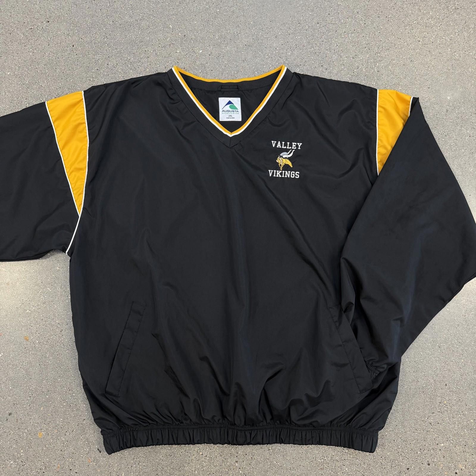Augusta Sportswear VTG Augusta Pullover Valley Vikings Jacket Mens 2XL Size ONE SIZE - 1 Thumbnail