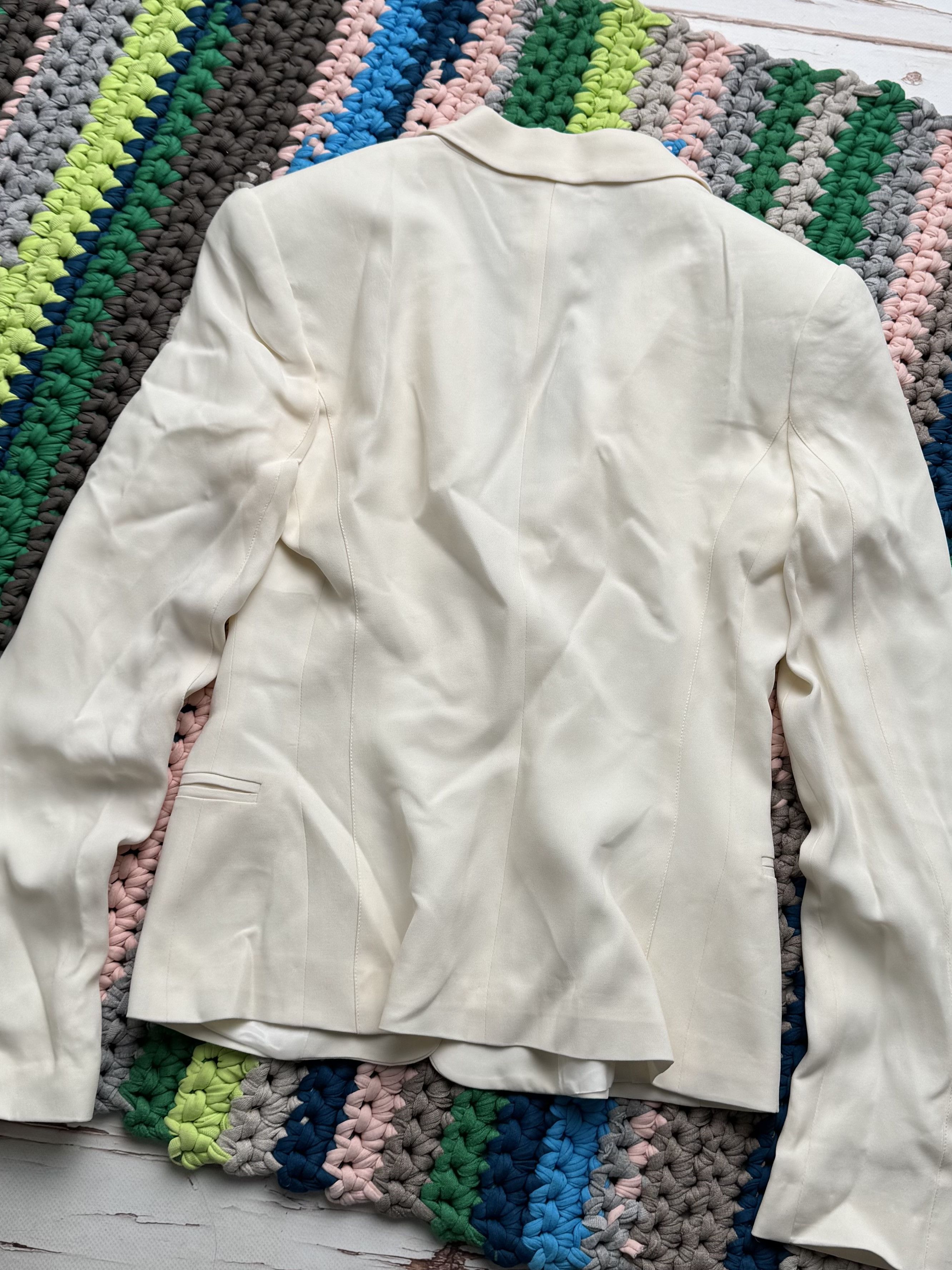 Versace Vintage Versace Embellished Silk Blazer Designer Jacket Size S / US 4 / IT 40 - 11 Thumbnail