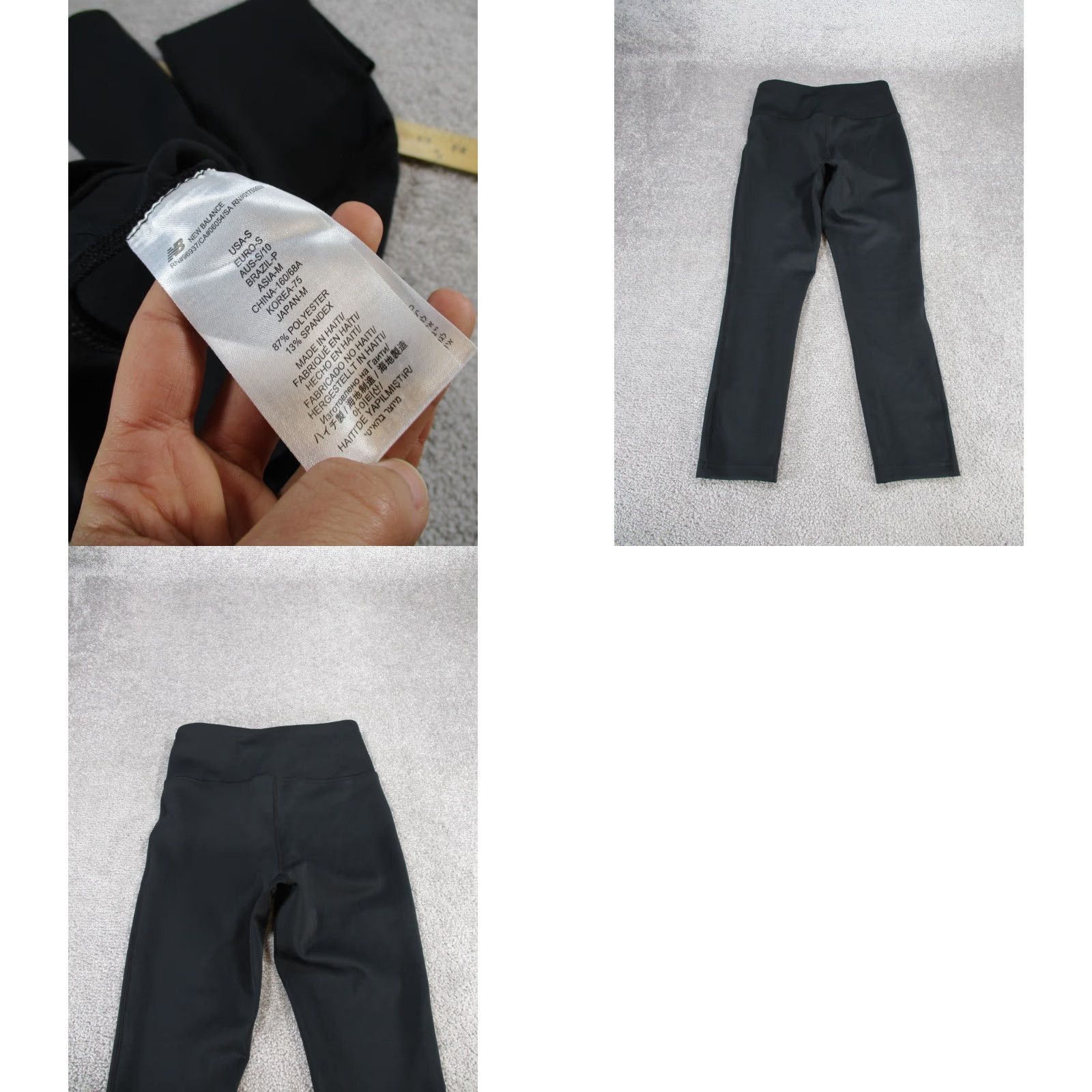 New Balance New Balance Leggings Womens Small Black Crop Capri Running Size 28" / US 6 / IT 42 - 8 Thumbnail