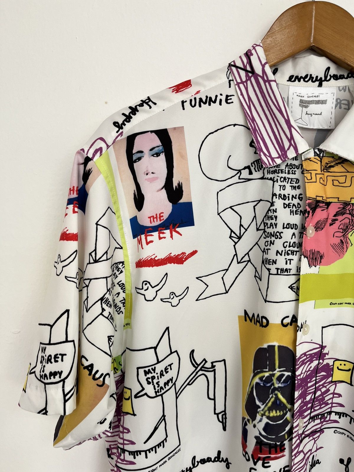 Zero Skateboards Mark Gonzales Skateboarding All-over Print Shirt Size US L / EU 52-54 / 3 - 2 Thumbnail