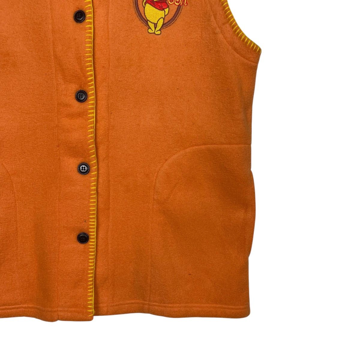 Cartoon Network Vintage 90s Winnie The Pooh Button Fleece Vest Size US M / EU 48-50 / 2 - 4 Thumbnail