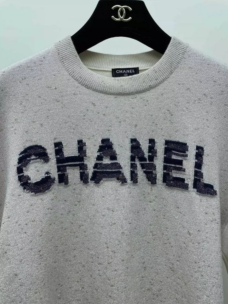 Chanel Chanel Cashmere letter knitted sweater 2504-Nextarrow Size XS / US 0-2 / IT 36-38 - 3 Thumbnail