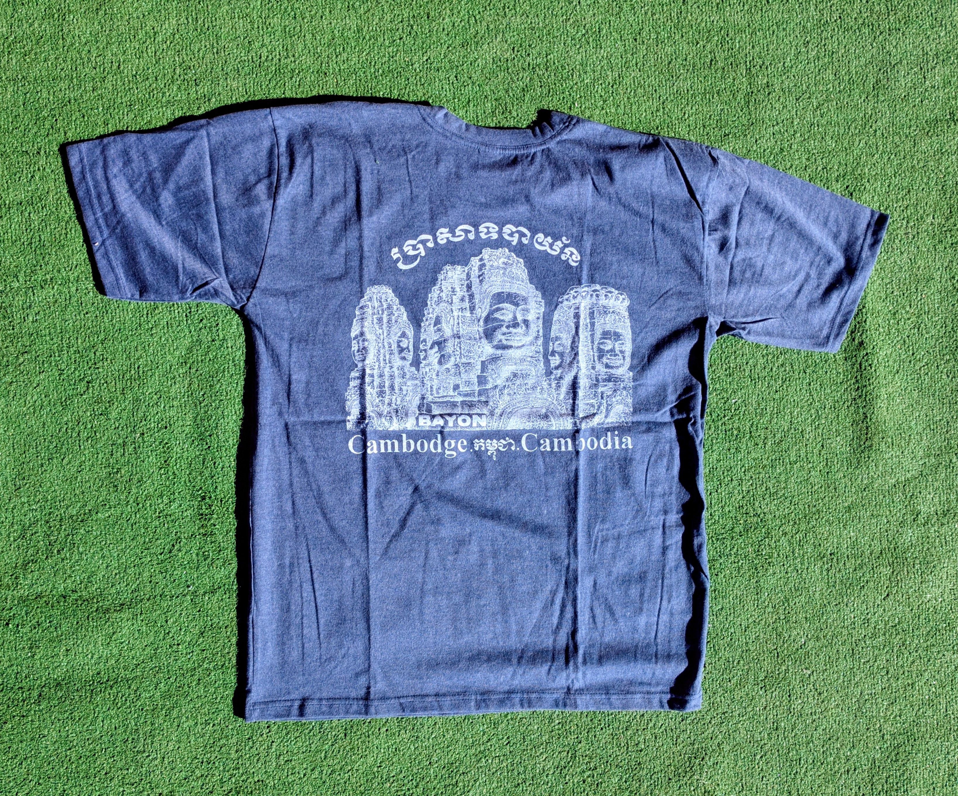 Other Vintage Cambodge Cambodia Bayon Stone Art Siem Reap Shirt Size US L / EU 52-54 / 3 - 5 Thumbnail