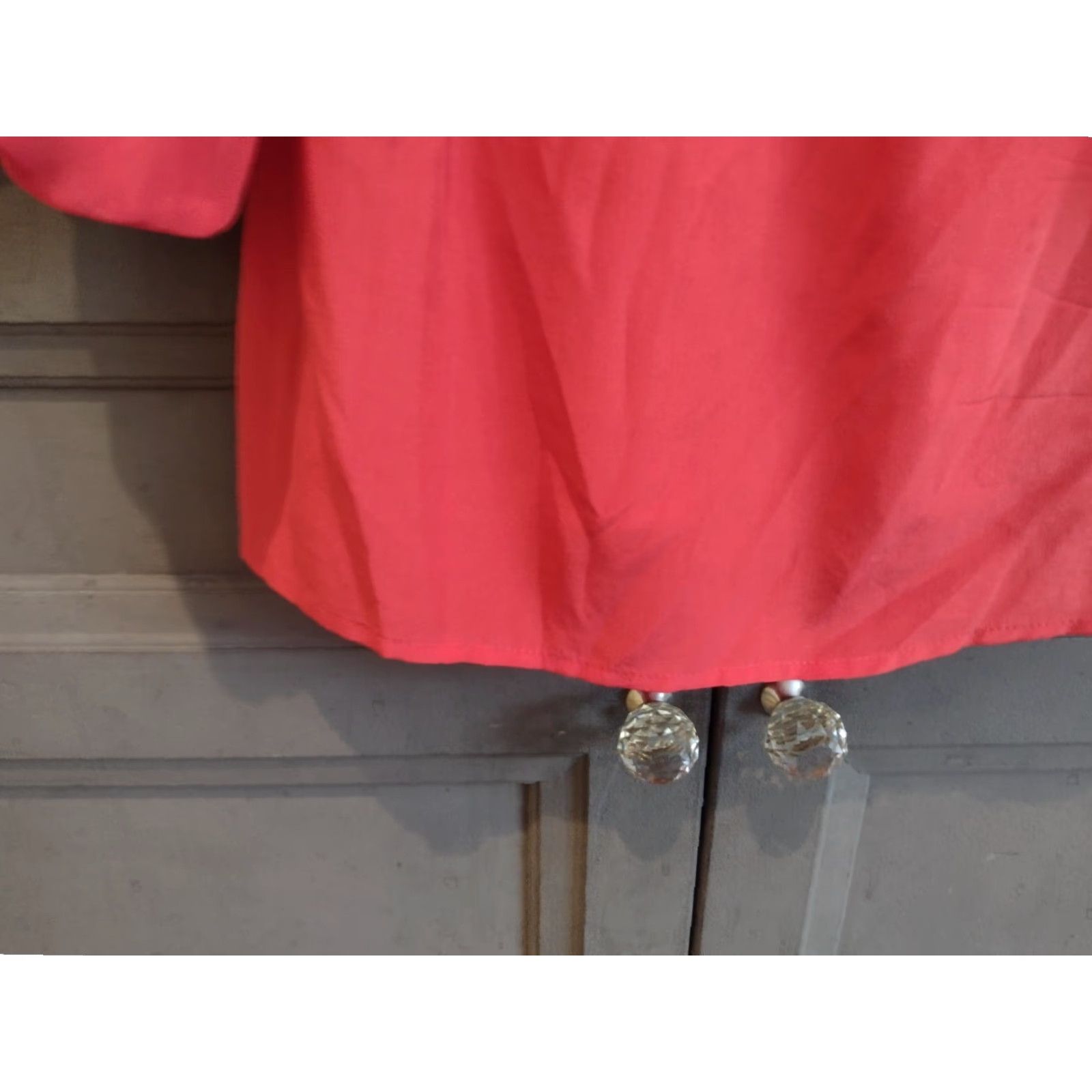 Oscar De La Renta VINTAGE Oscar de la Renta Blouse Shirt Womens Pink Bell Cuffs Size 10 Bell Sleeve 3/4 Sleeve Silky Knit-Soft Cotton Blend JPEG? Size L / US 10 / IT 46 - 4 Thumbnail