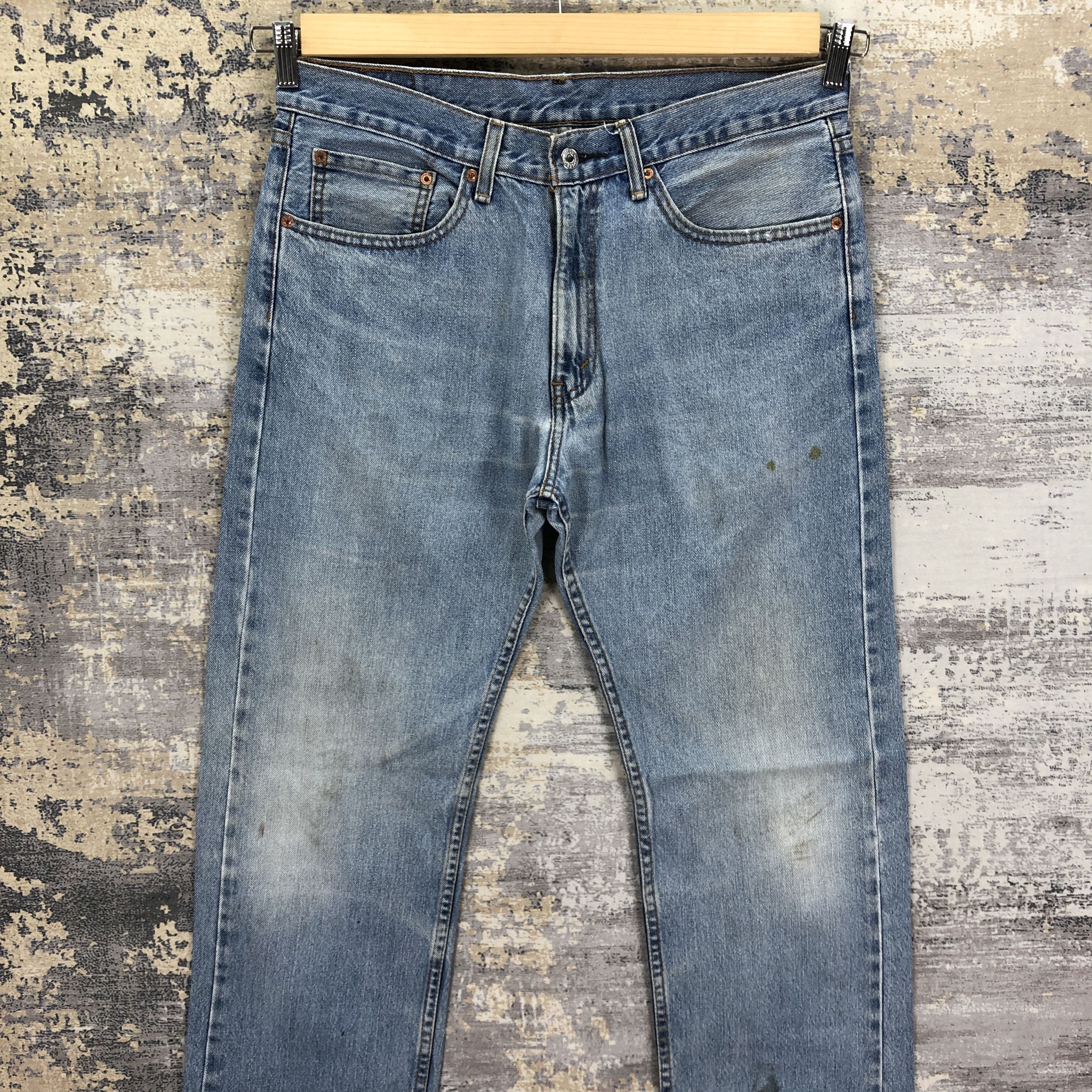 Levi's Vintage Y2K Levis 505 Light Wash Jeans Levi's Faded Denim Size US 34 / EU 50 - 3 Thumbnail