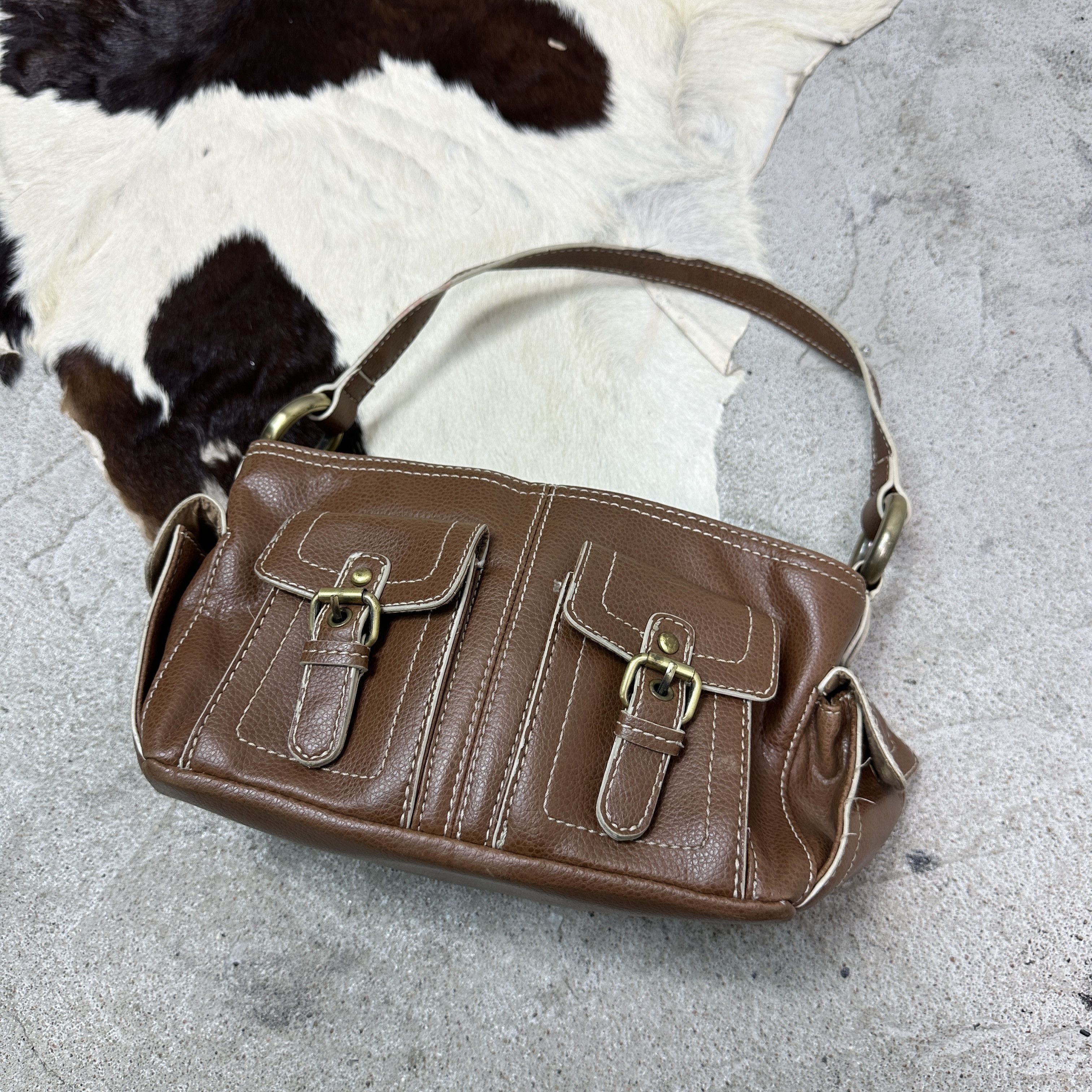 Vintage Vintage Avant Garde Pockets Baguette Bag Y2K Size ONE SIZE - 2 Thumbnail