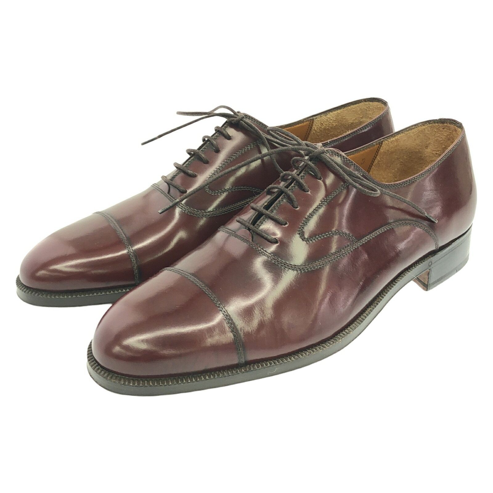 Salvatore Ferragamo Salvatore Ferragamo Straight Tip Business Shoes Leather Shoes Leather Shoes in Brown