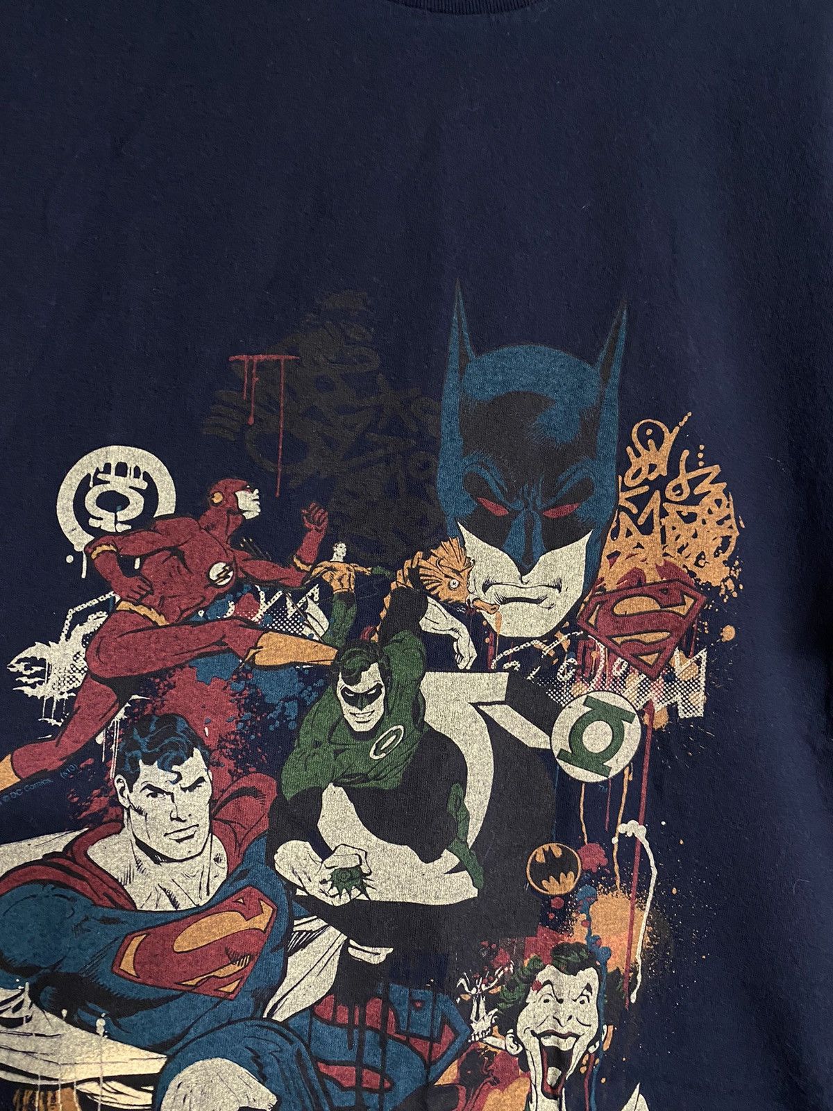 DC Comics × Vintage Vintage Y2K 2000s Dc Comics Hero’s & Villian’s T Shirt Size US M / EU 48-50 / 2 - 3 Thumbnail