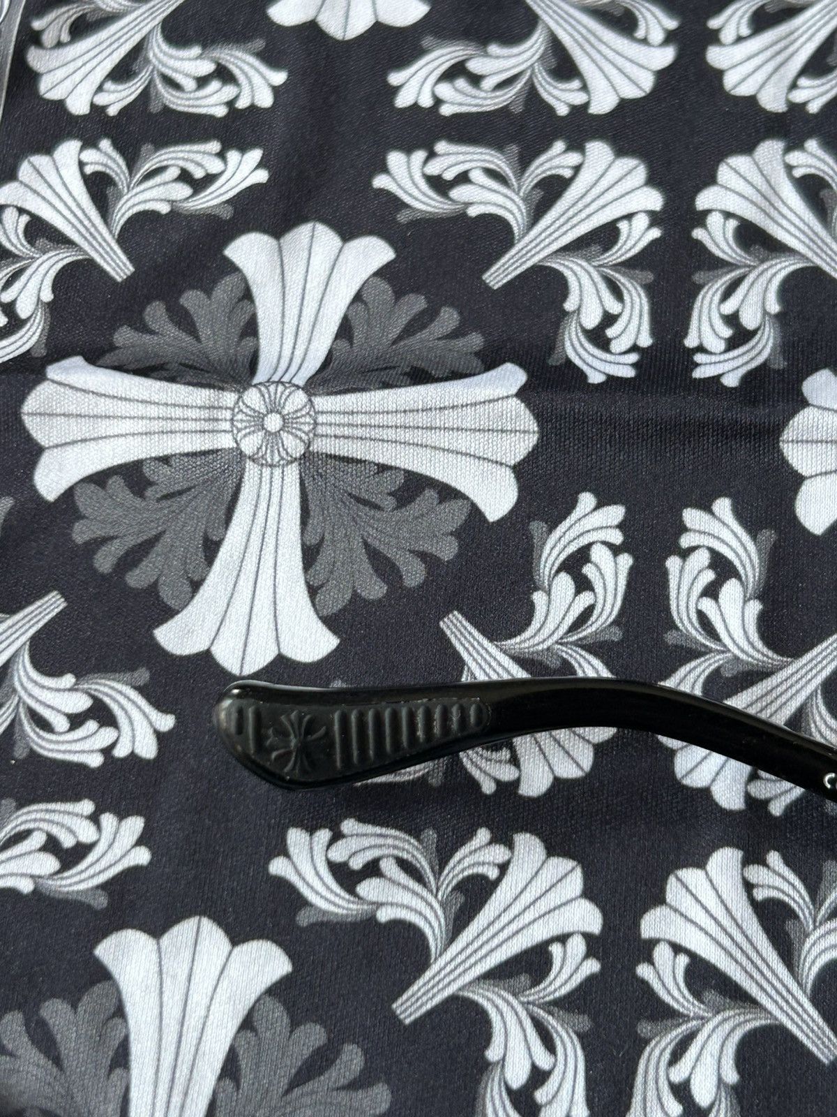 Chrome Hearts Chrome Hearts Deep 2 Black Silver Sunglasses Size ONE SIZE - 12 Thumbnail