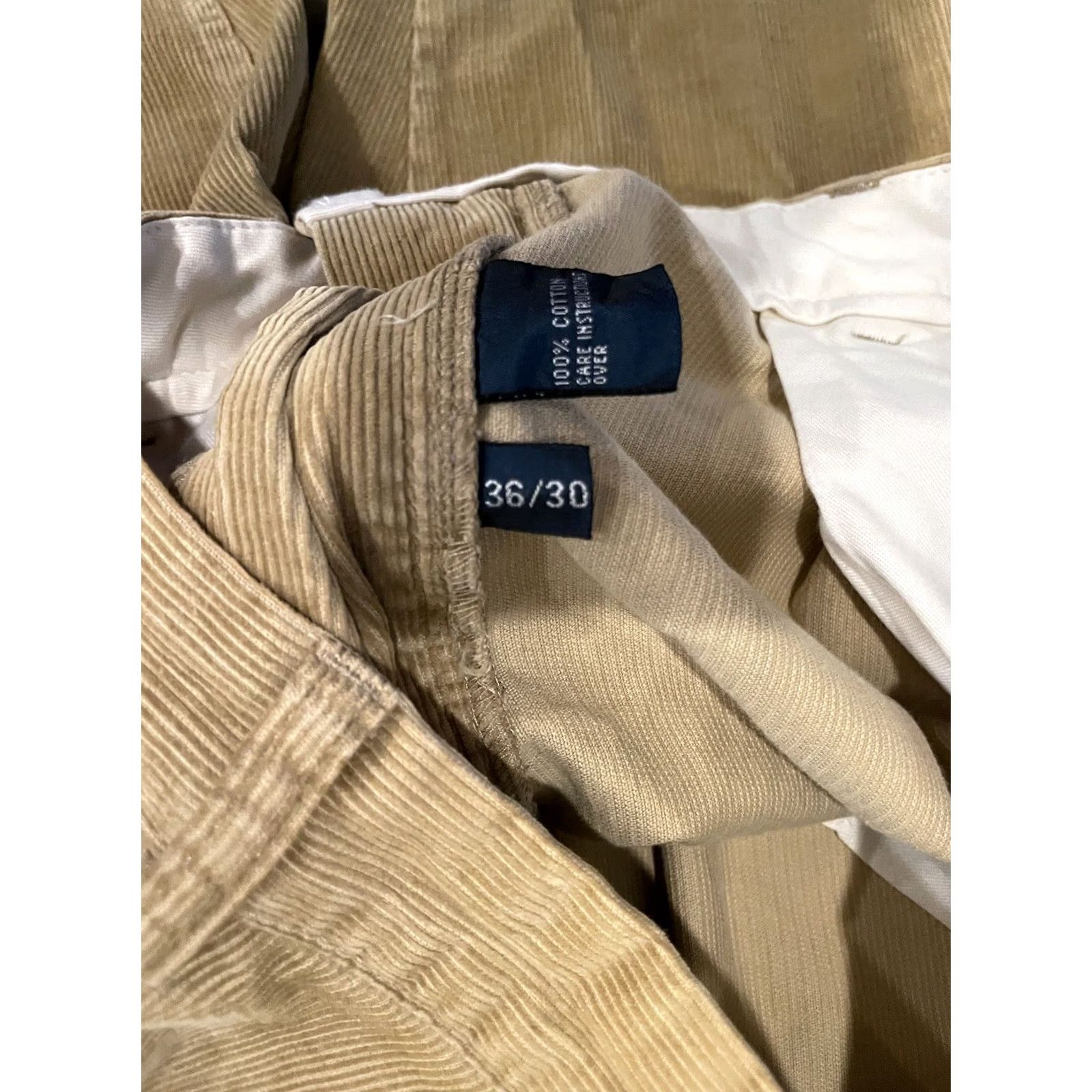 Polo Ralph Lauren Polo Ralph Lauren Mens Corduroy Pleated Pants - 36x30 Hammond Size US M / EU 48-50 / 2 - 6 Thumbnail