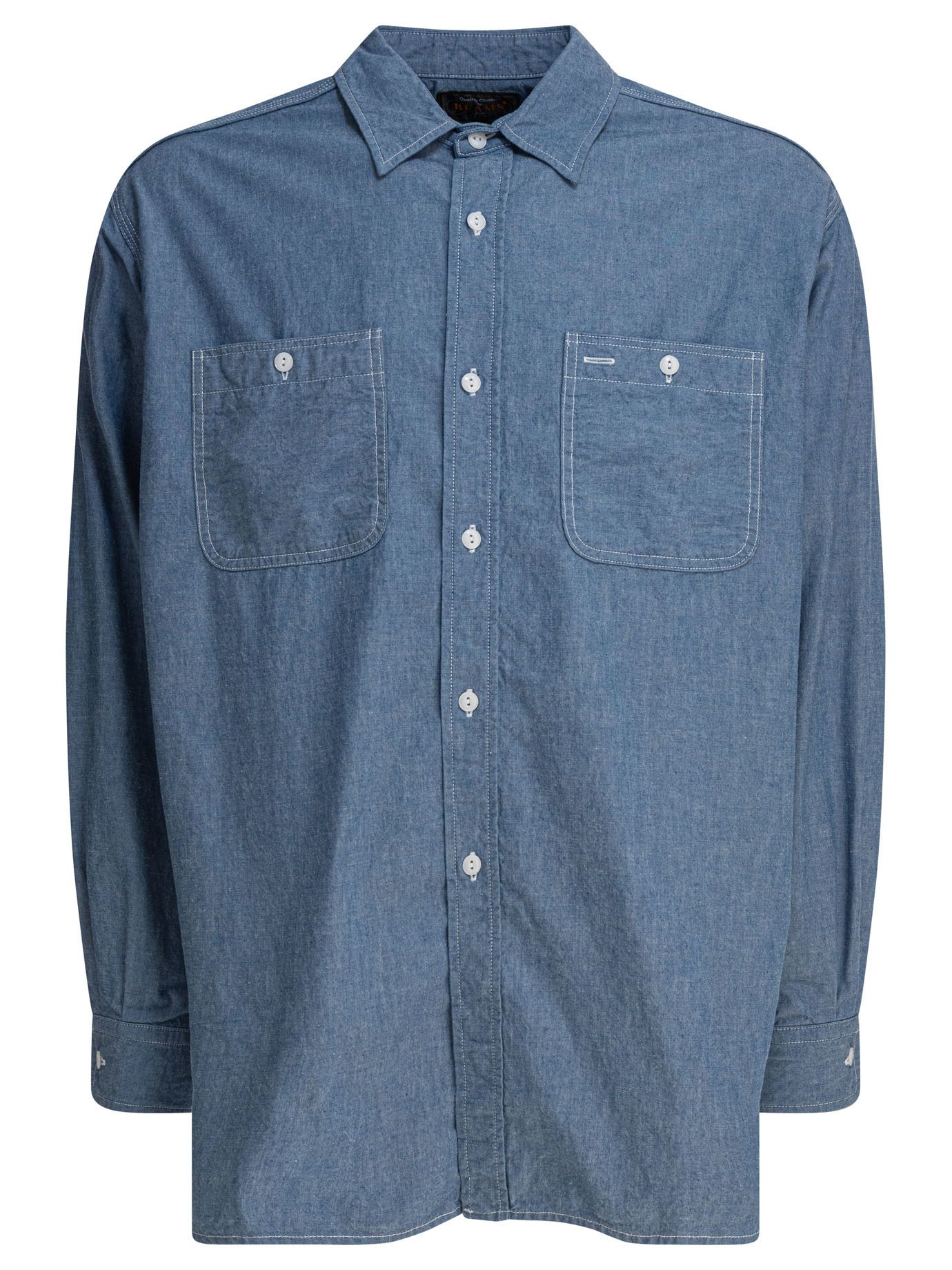 Beams Plus Beams Plus Work Chambray Shirt tag size S Men - USA Duties Paid Size US S / EU 44-46 / 1 - 1 Thumbnail
