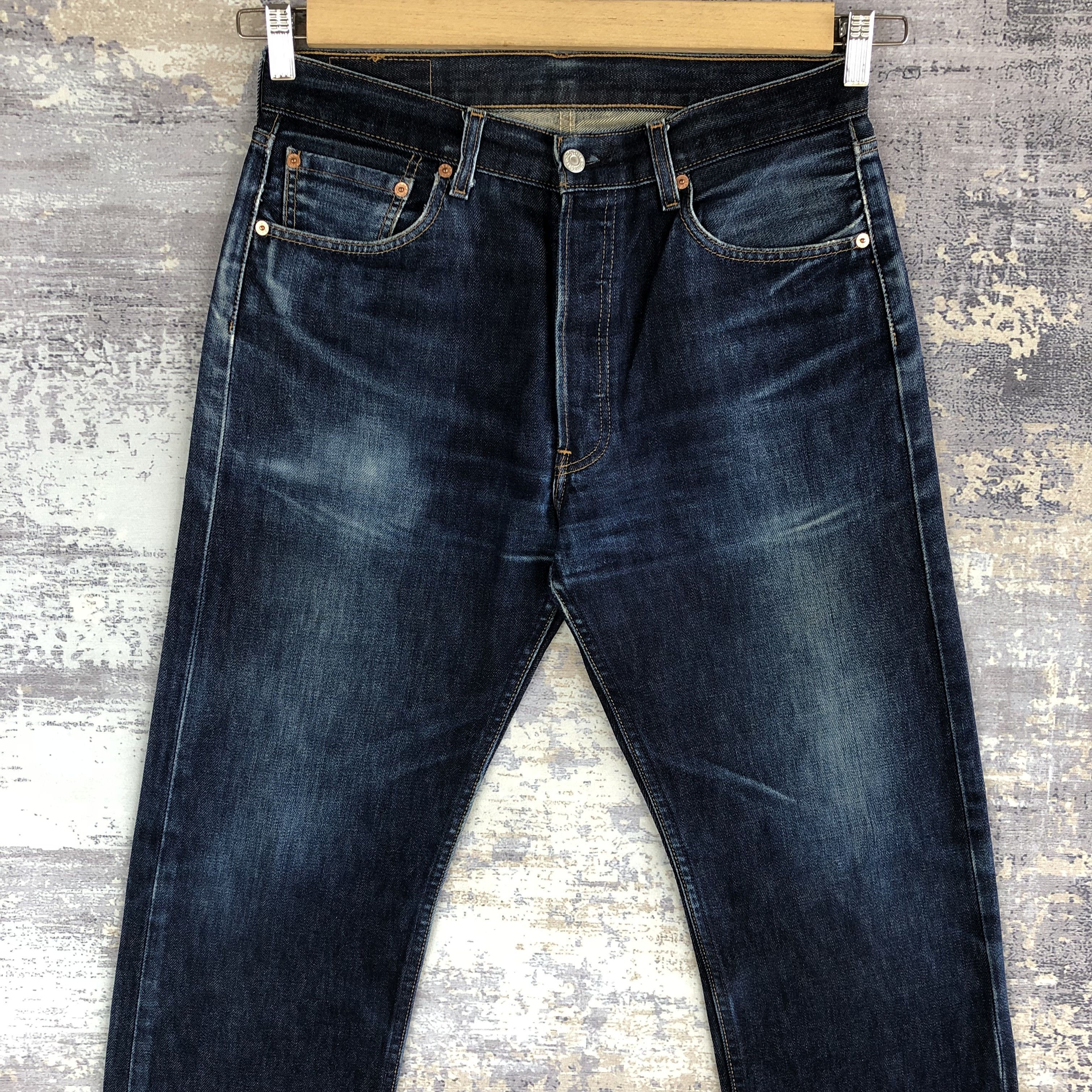 Levi's Vintage Levis 501 Blue Jeans Levi's 501 Distressed Denim Size US 30 / EU 46 - 3 Thumbnail