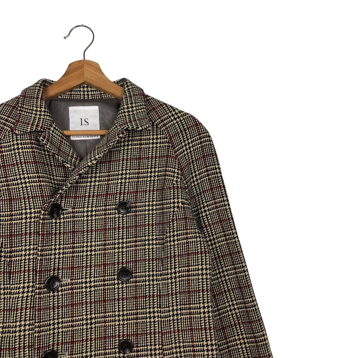 Issey Miyake 📌Vintage Long Jacket Double Breast IS Sunao Kuwahara Japan Size US M / EU 48-50 / 2 - 8 Thumbnail