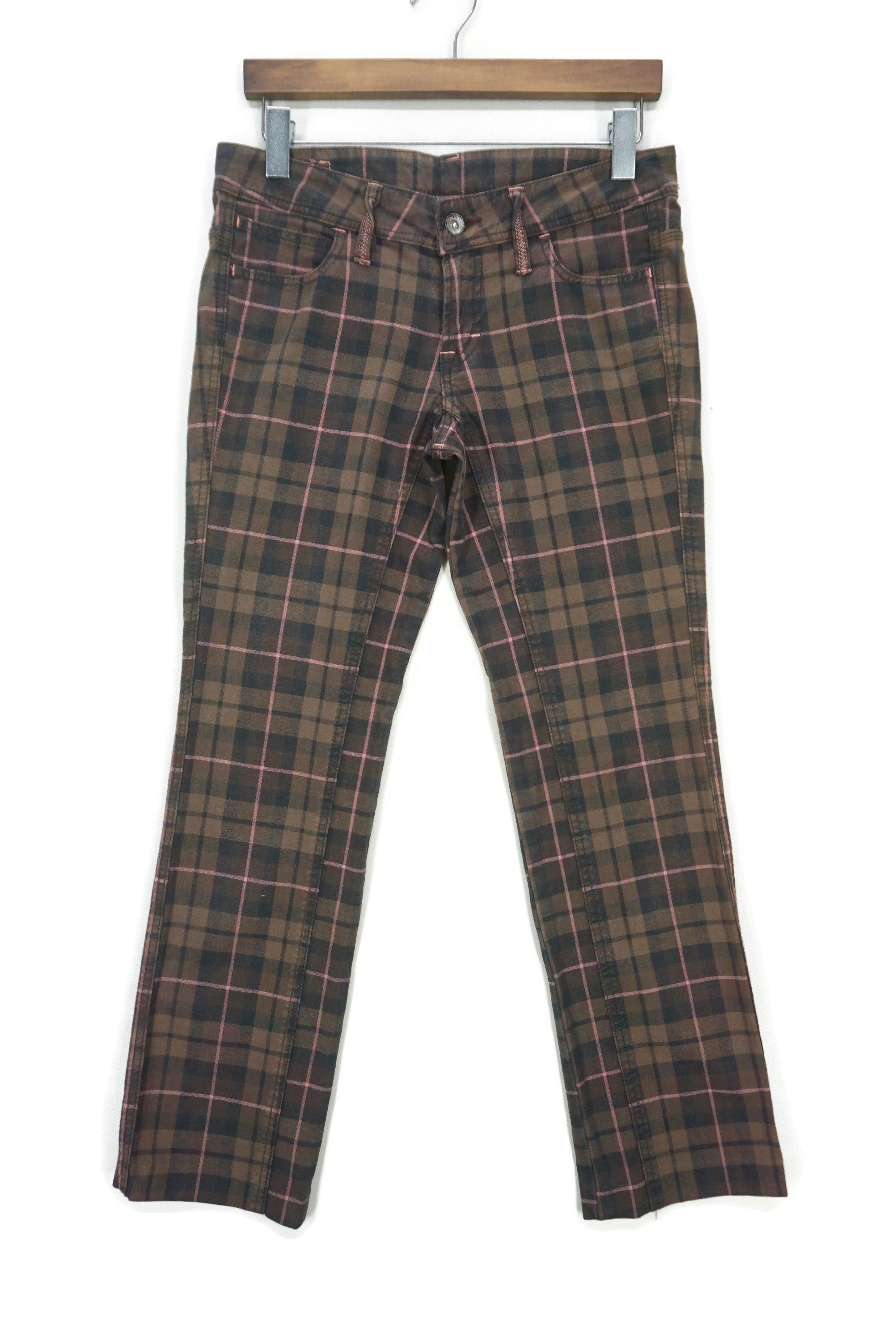 Japanese Brand Betty Smith Pants Size W30xL28 Tartan Workwear Dungarees Size 27" / US 4 / IT 40 - 2 Thumbnail