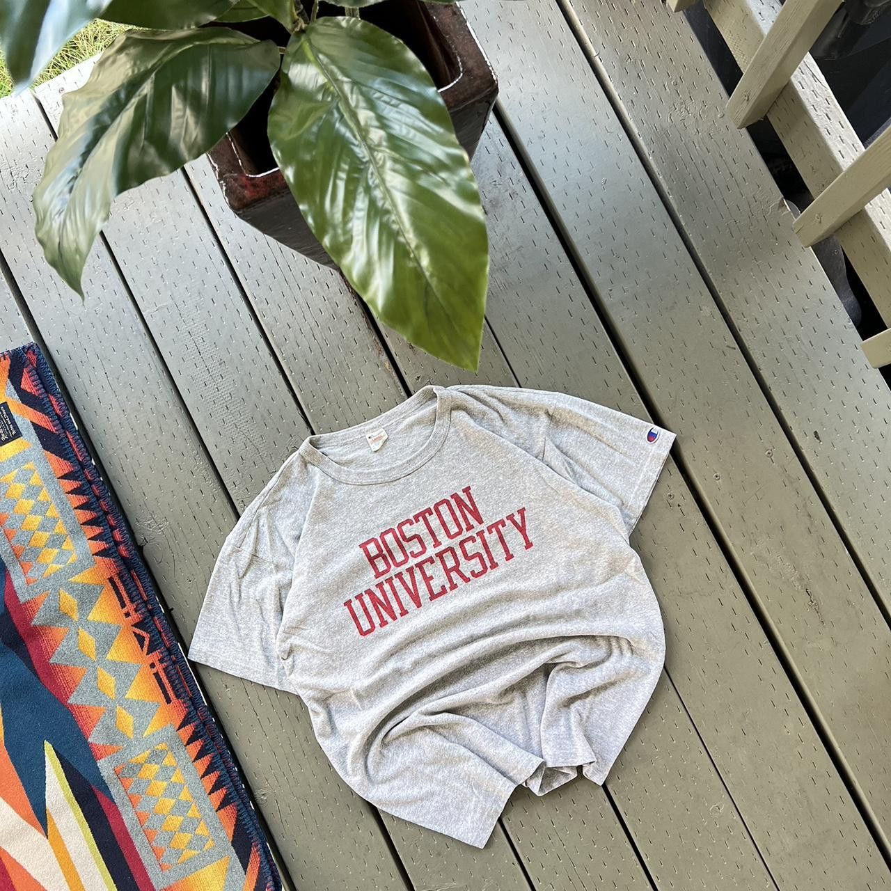 Champion × Vintage Vintage Boston University Champion T-Shirt Size US L / EU 52-54 / 3 - 3 Thumbnail
