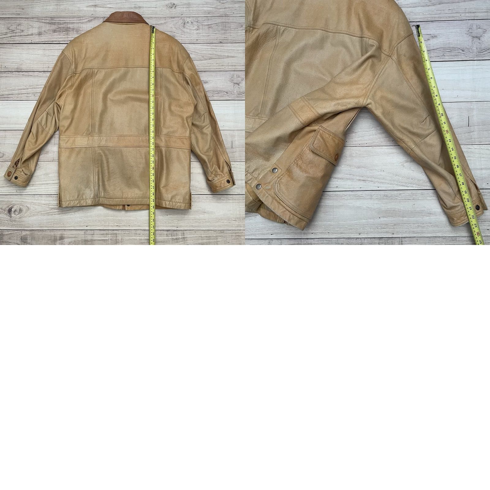 Vintage VINTAGE Wilsons Leather Jacket Military 90s Brown Chore Insulated Lined Mid-Length Zip Men S Regular Brown Size US S / EU 44-46 / 1 - 9 Thumbnail