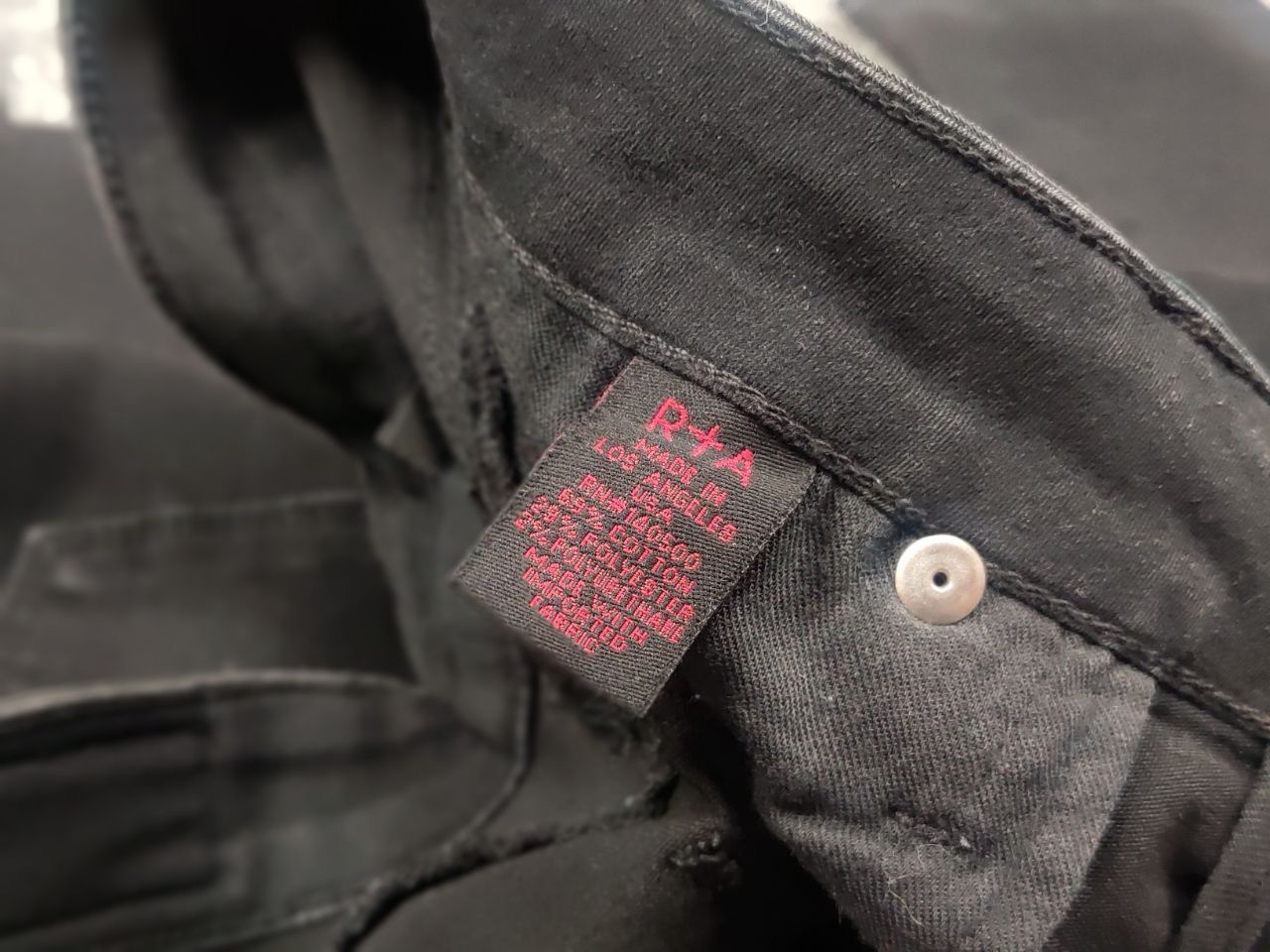 Rta Road To Awe RTA design Black Distressed denim Slim Fit Jeans Size 29" - 17 Thumbnail