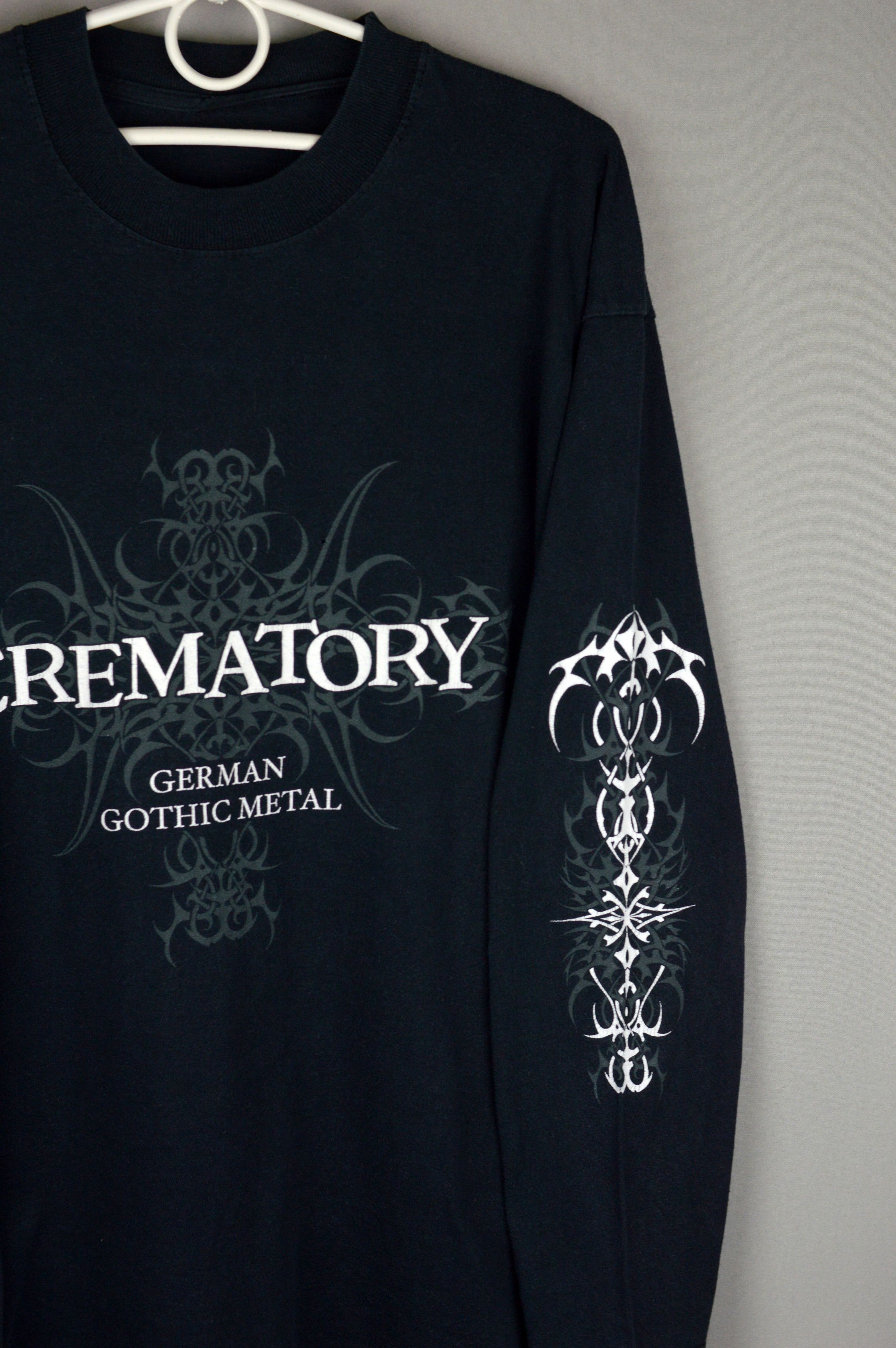 Band Tees × Vintage Vintage Crematory German Gothic metal 90s t shirt Size US L / EU 52-54 / 3 - 5 Thumbnail
