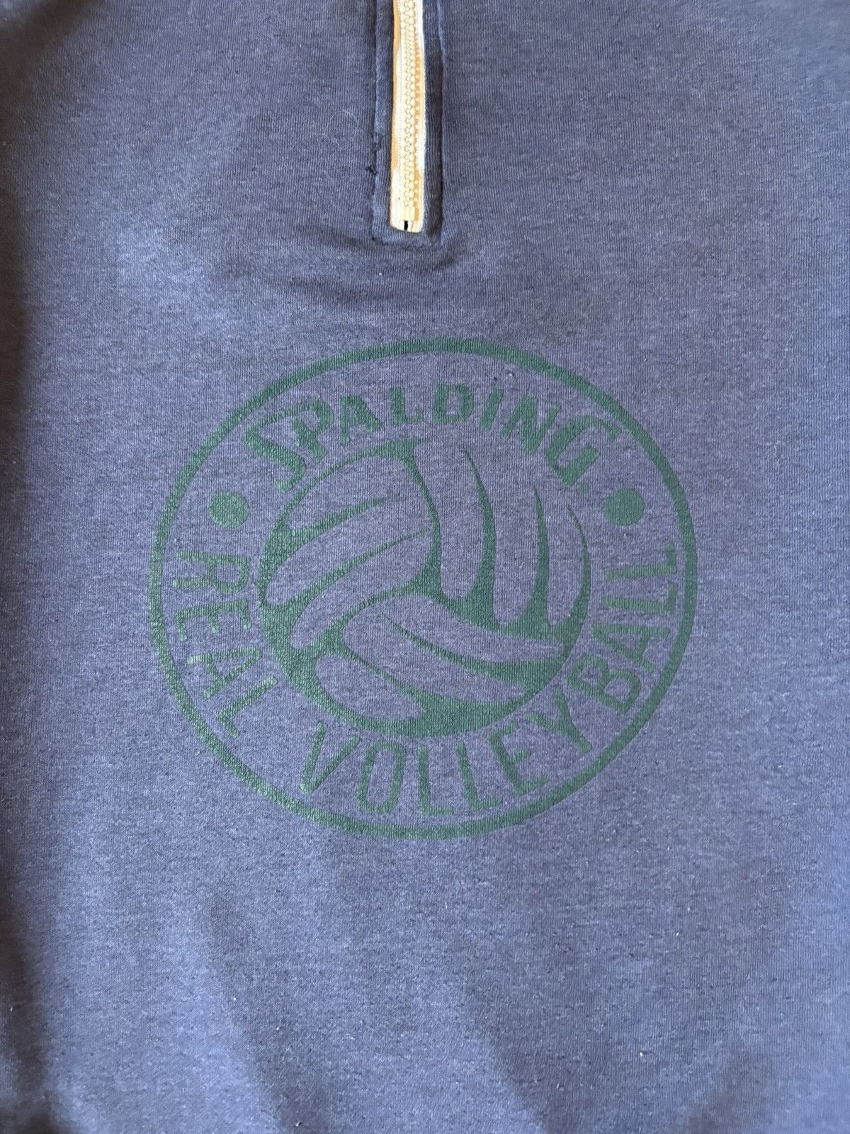Vintage Vintage Spalding Volleyball 1/4 Zip-up Sweatshirt Medium Size US M / EU 48-50 / 2 - 4 Thumbnail