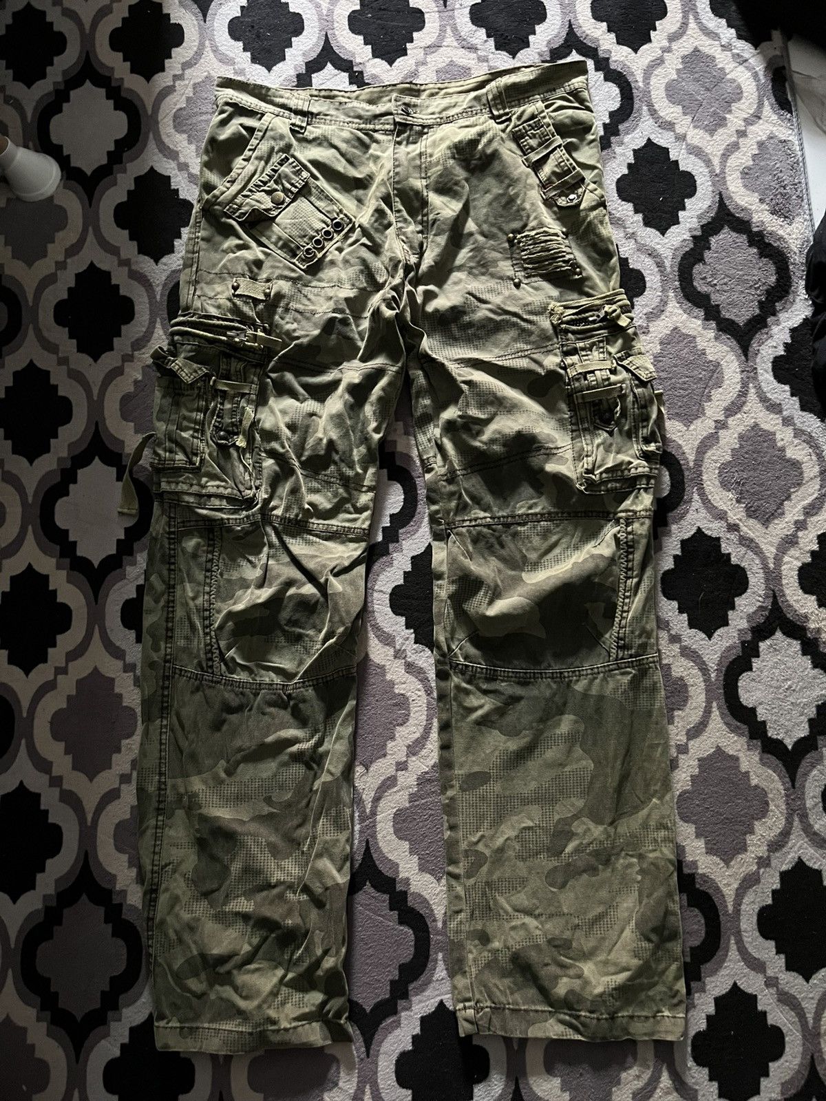 Yasuyuki Ishii Vintage unknwn camo cargo seditionaries pants Size US 34 / EU 50 - 1 Thumbnail