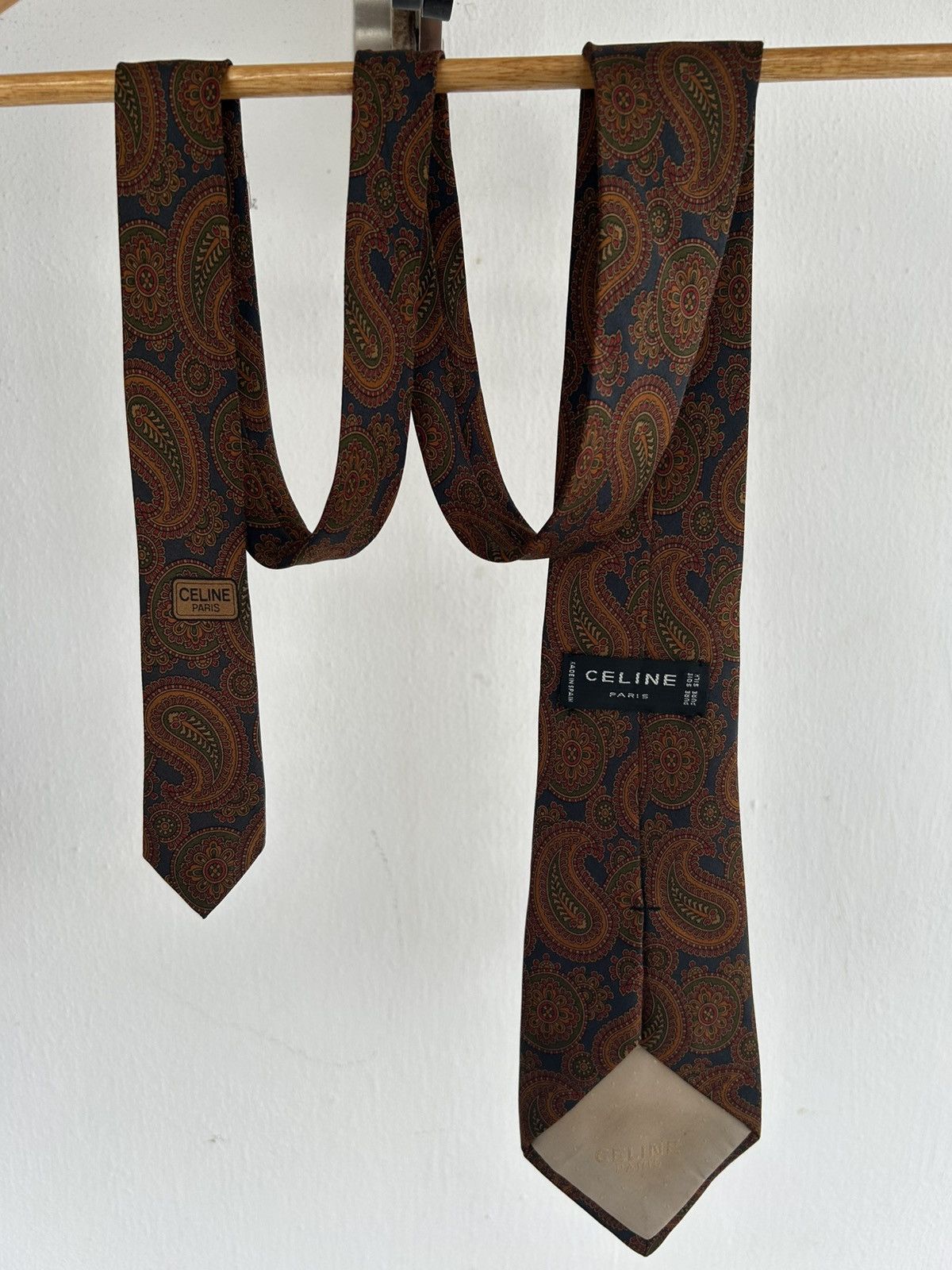 Celine Celine Paisley Vintage Tie Size ONE SIZE - 2 Thumbnail