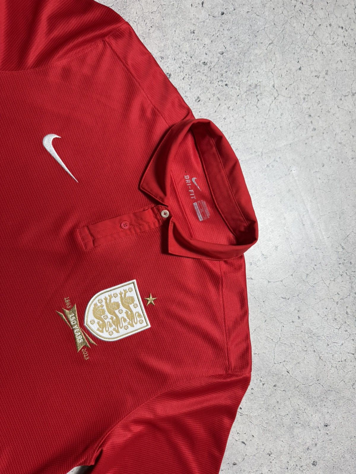 Nike Nike England Team 2013/2014 Vintage Soccer Jersey Size US XL / EU 56 / 4 - 4 Thumbnail