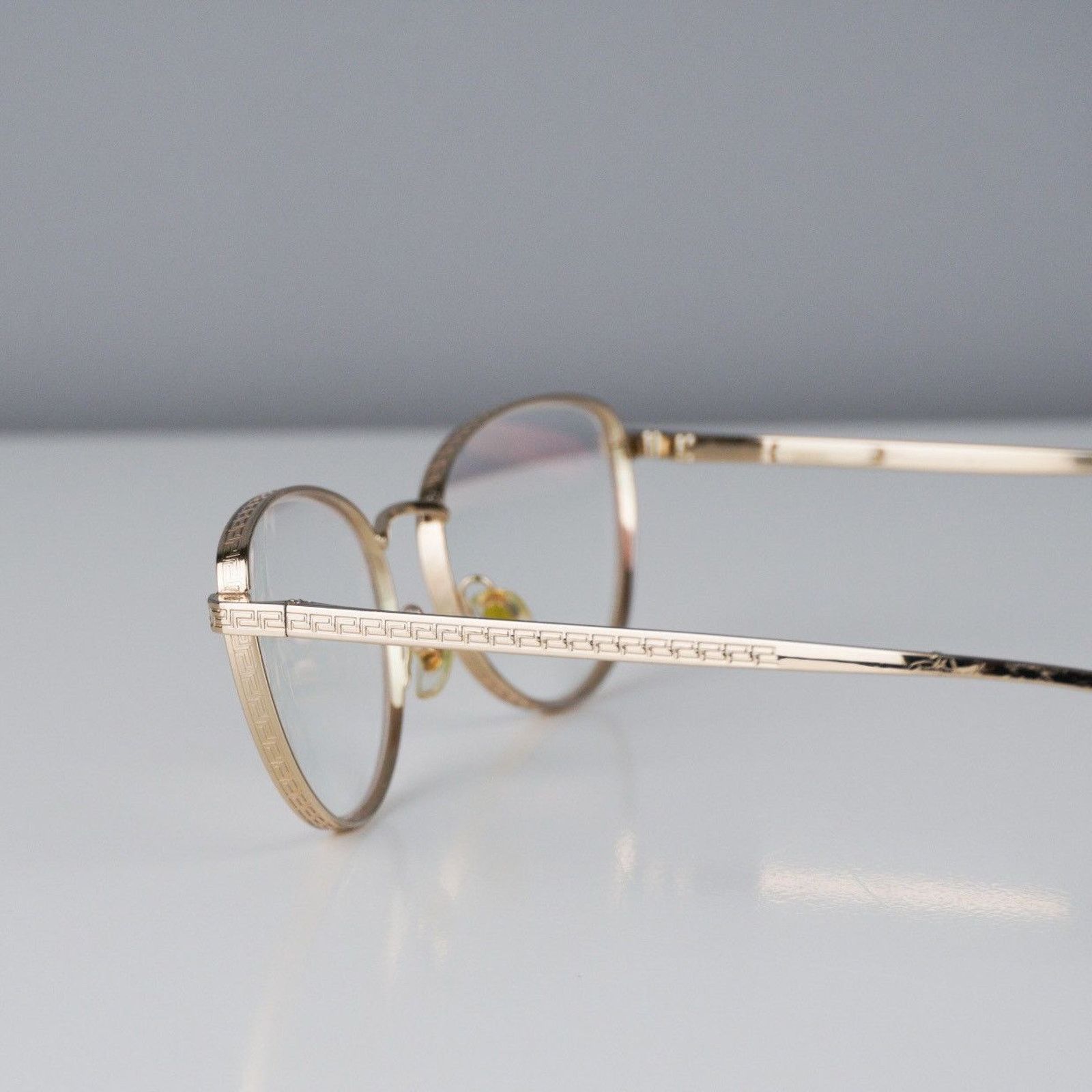 Versace Versace greca medusa logo gold eyewear glasses Size ONE SIZE - 6 Thumbnail