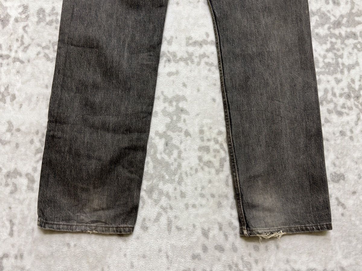 Levi's Vintage Levi's 501 Red Tab Grey Fly Button Distressed Jeans Size US 29 - 13 Thumbnail