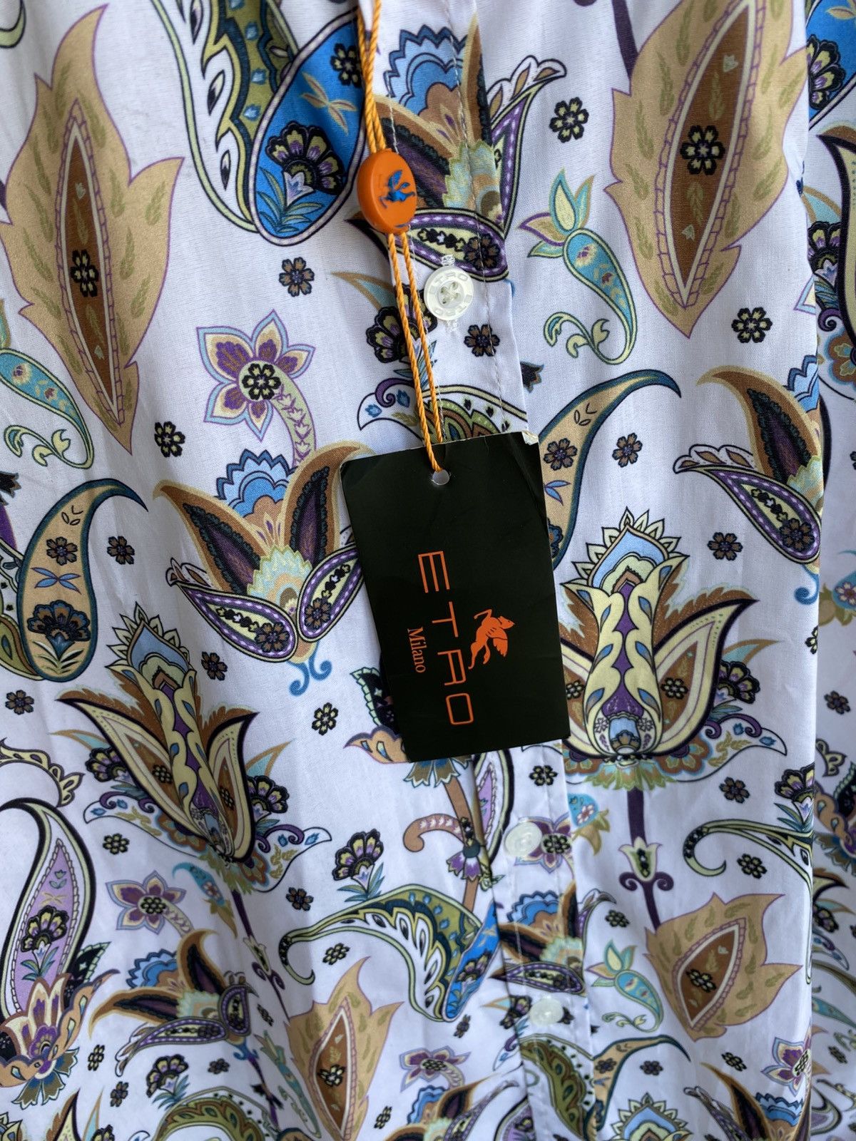 Etro Etro Long Sleeve Shirt – Multicolor, New Size US L / EU 52-54 / 3 - 3 Thumbnail