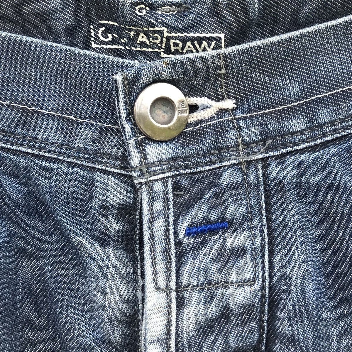 G-Star Vintage G-Star General Tapered Extract Straight Cut Jeans Size US 33 - 18 Thumbnail