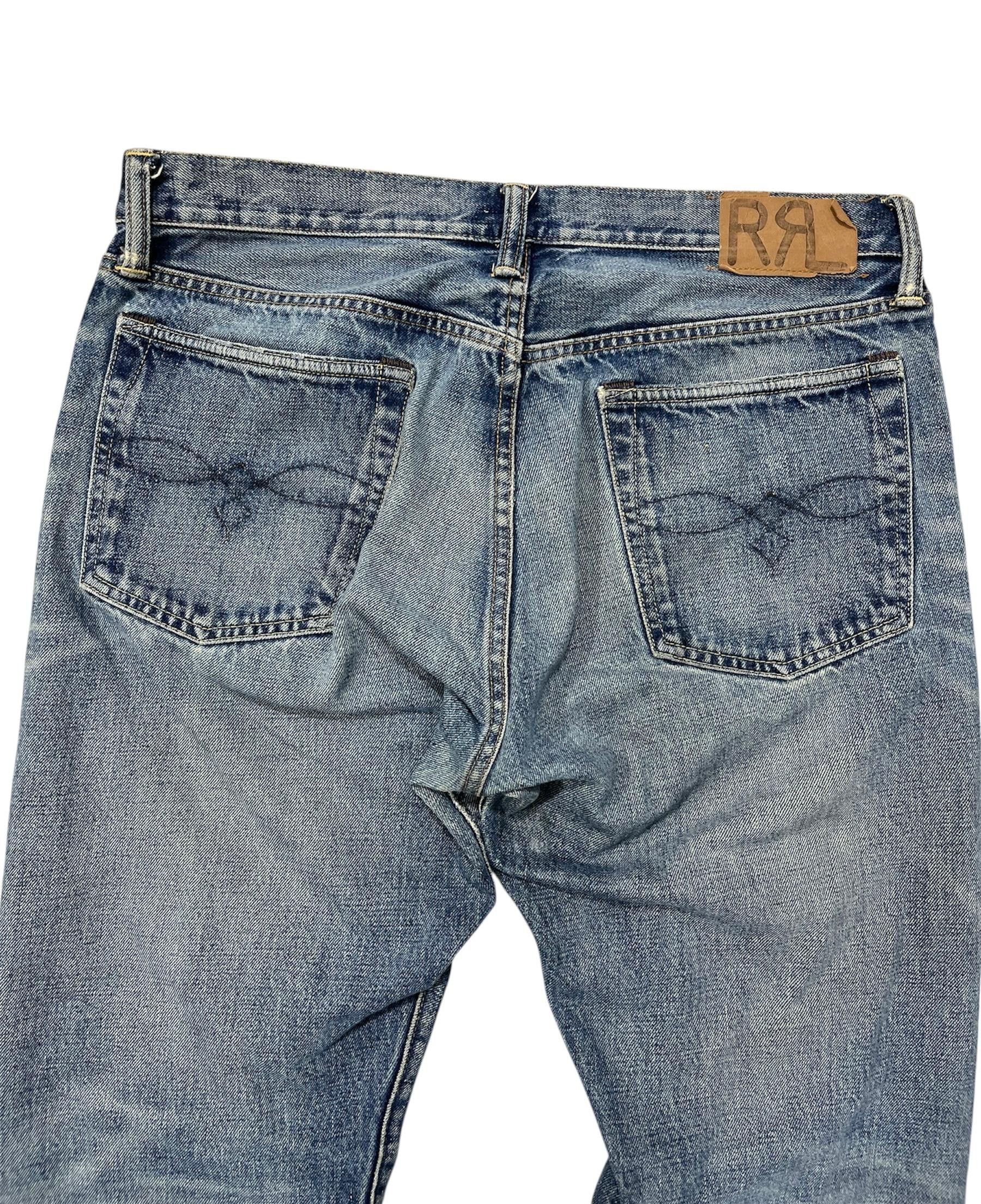 RRL Ralph Lauren Double RL Denim Pants Size US 34 / EU 50 - 6 Thumbnail