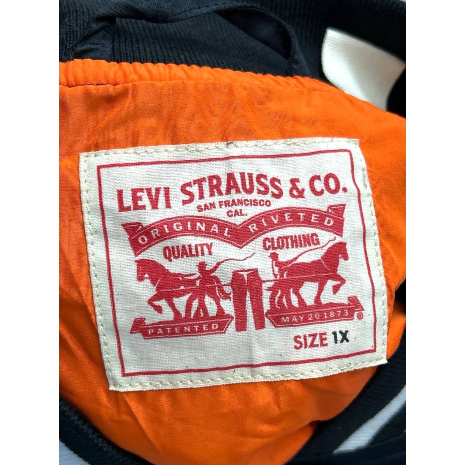 Levi's Levi's Trucker Bomber Jacket Womens 1X Satin Black Logo Vintage No Size XL / US 12-14 / IT 48-50 - 7 Thumbnail
