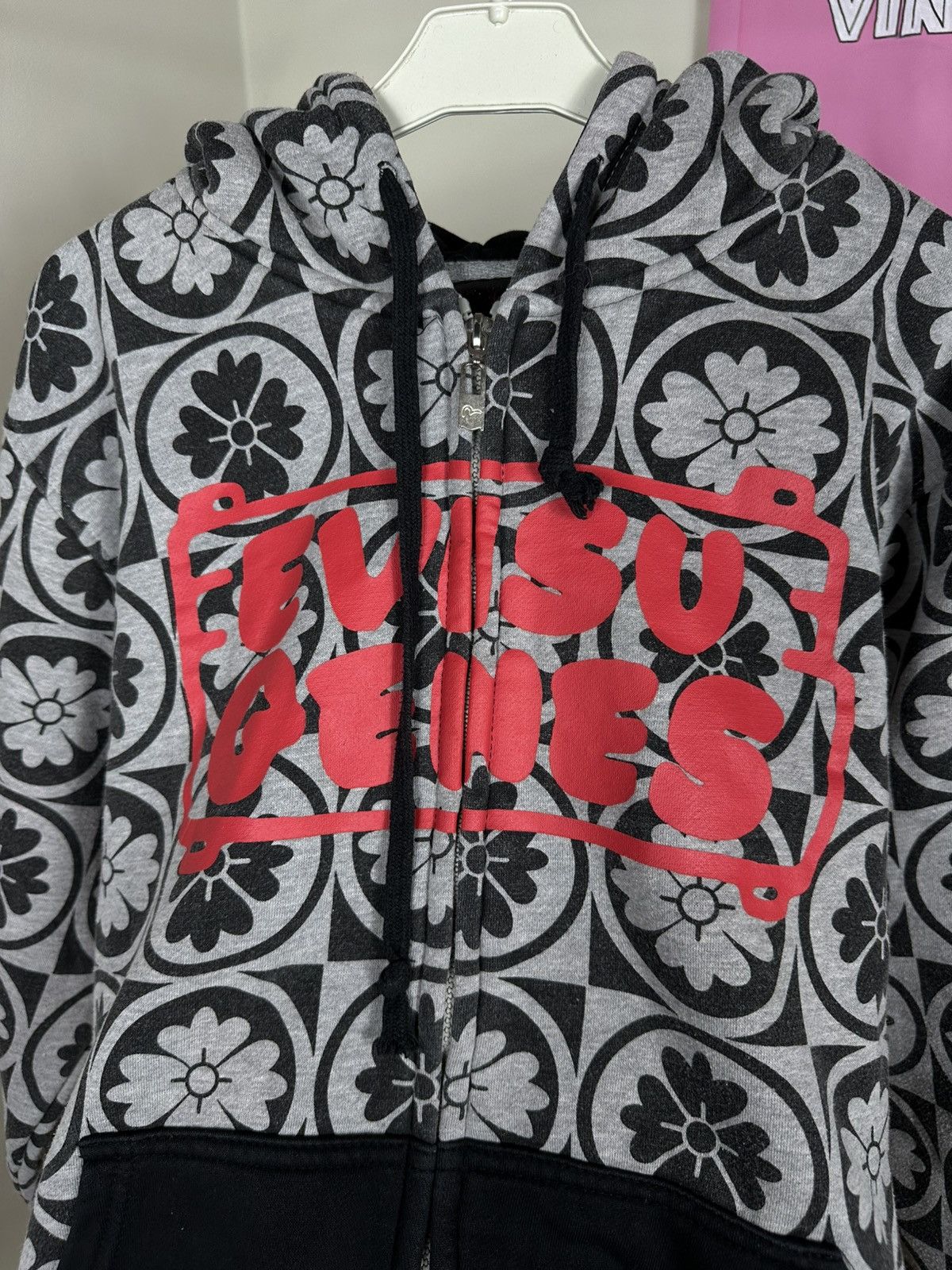 Evisu Evisu Graphic Full Print Zip Hoodie Vintage Embroidered Size US XL / EU 56 / 4 - 11 Thumbnail