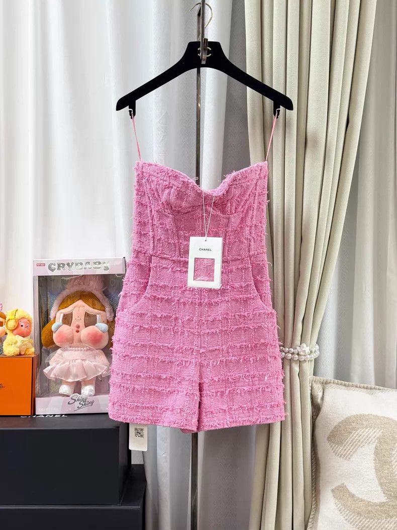 Chanel Chanel Soft tweed jumpsuit Size 42" / US 20 - 1 Thumbnail