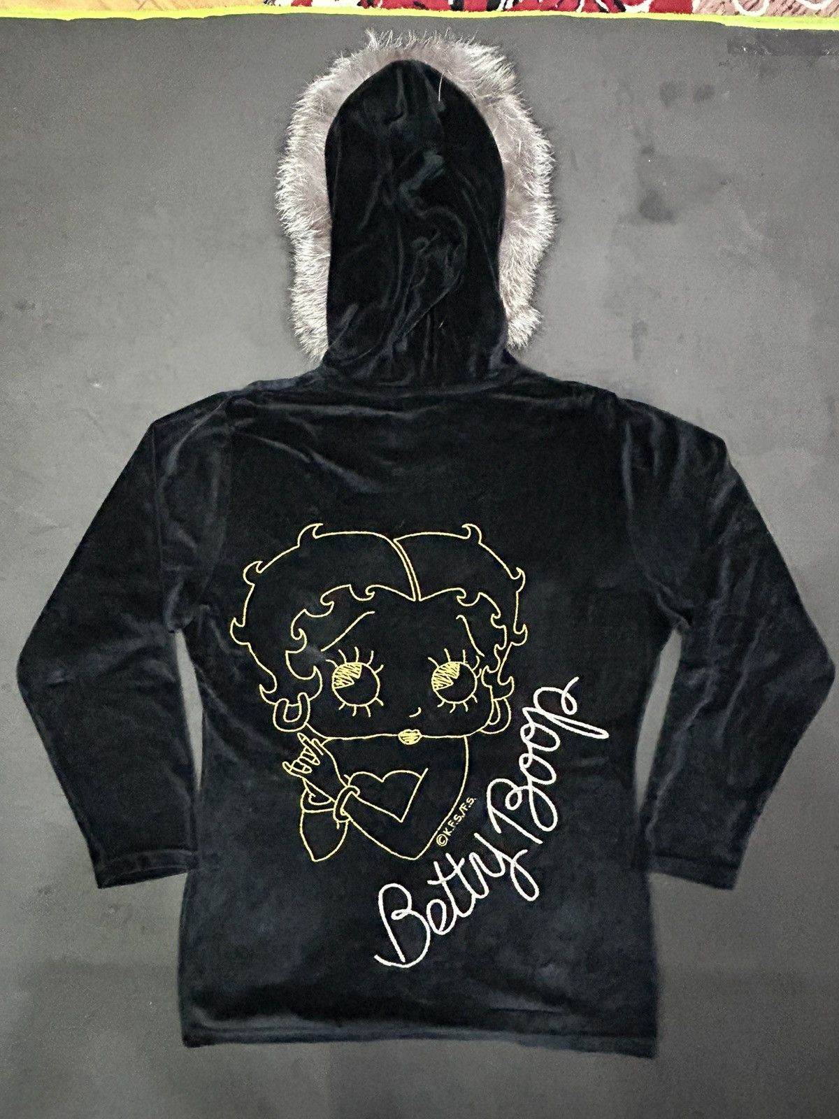 Cartoon Network 💸BINDINGOFFER💸Betty Boop Zip Fur Hoodie Velvet Size US L / EU 52-54 / 3 - 1 Thumbnail