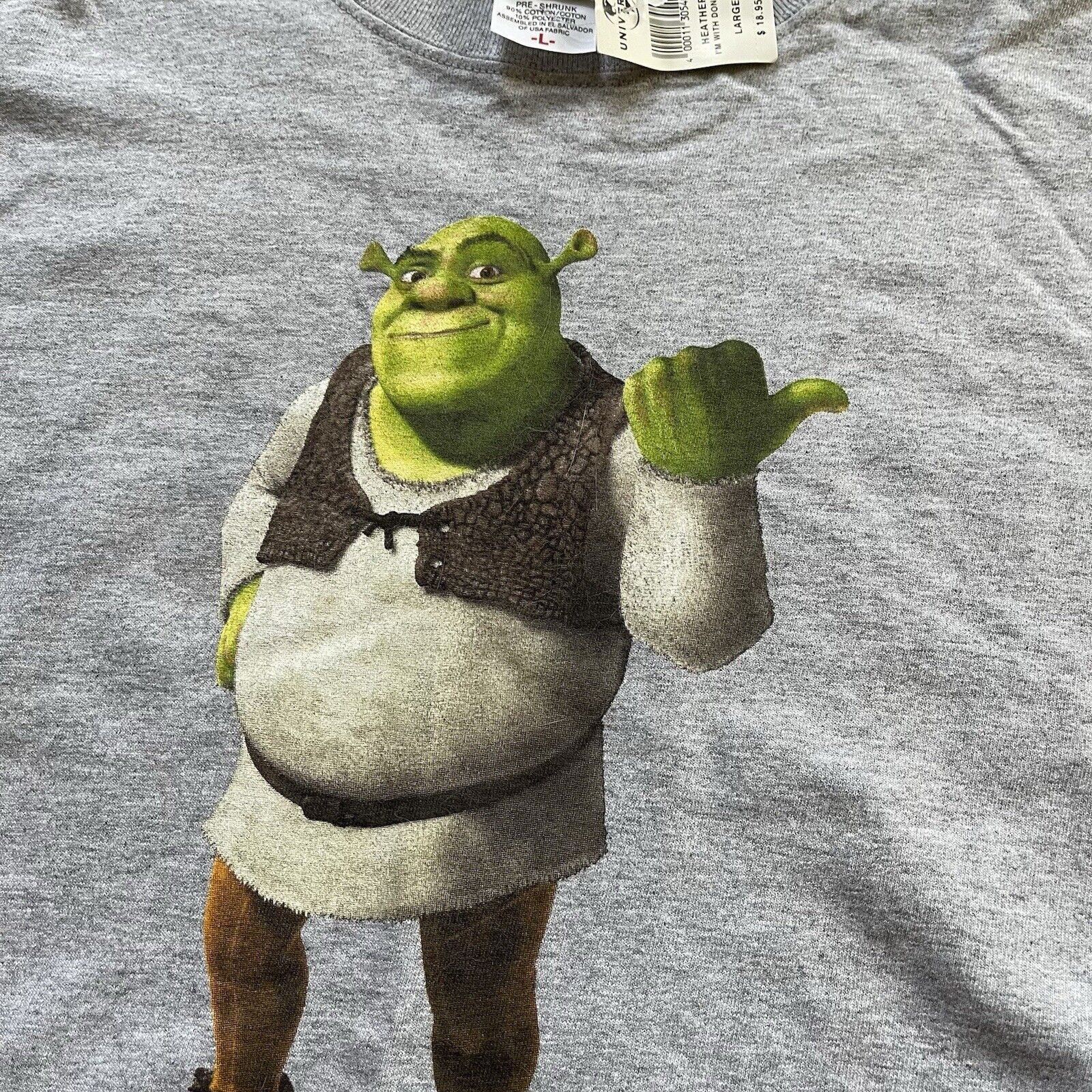 Universal Studios Vtg 2003 Universal Studios Shrek Movie Promo T-Shirt L New Size US L / EU 52-54 / 3 - 5 Thumbnail
