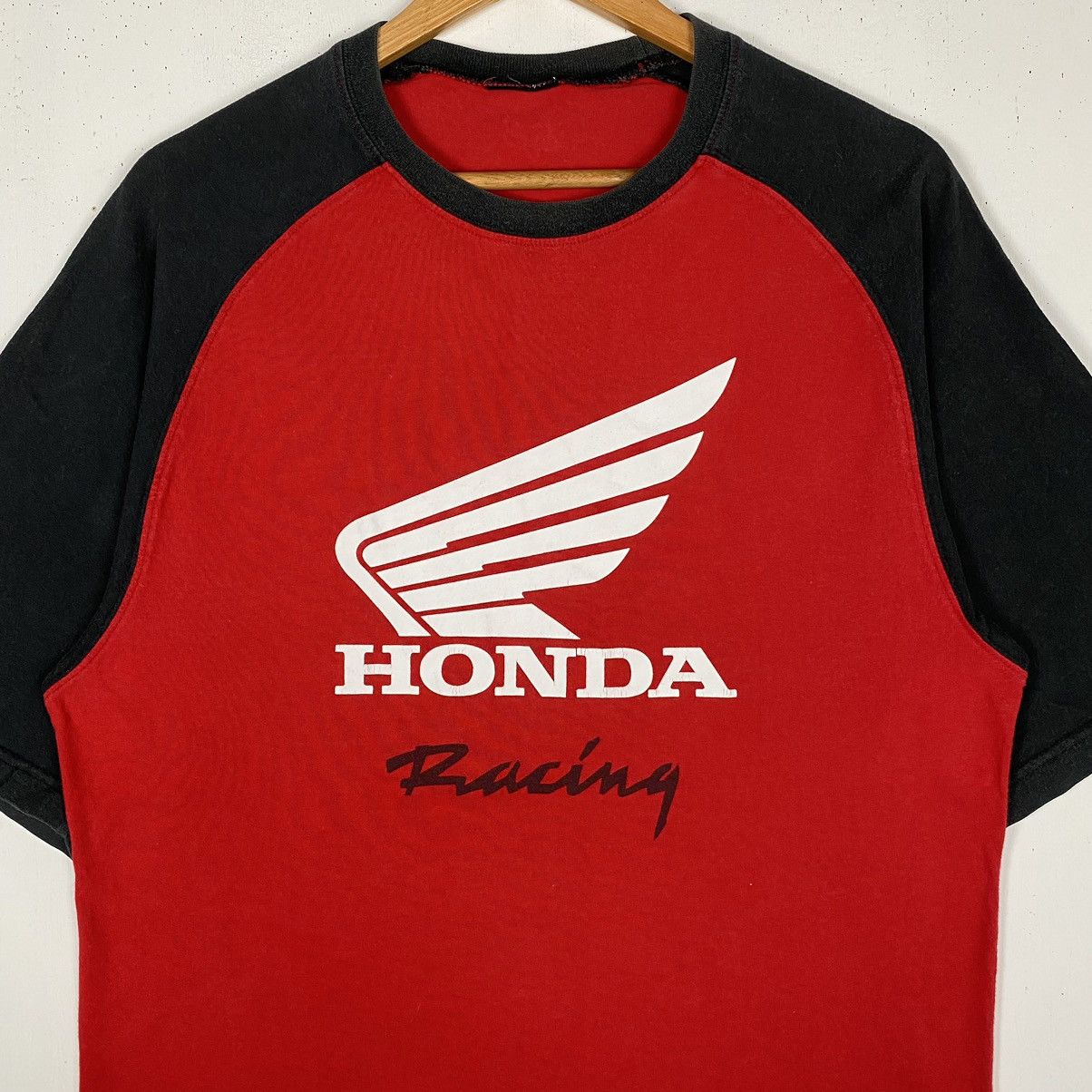 Fox Racing × Honda × Vintage Vintage 90's HONDA RACING Logo Graphic Tee Size US L / EU 52-54 / 3 - 3 Thumbnail