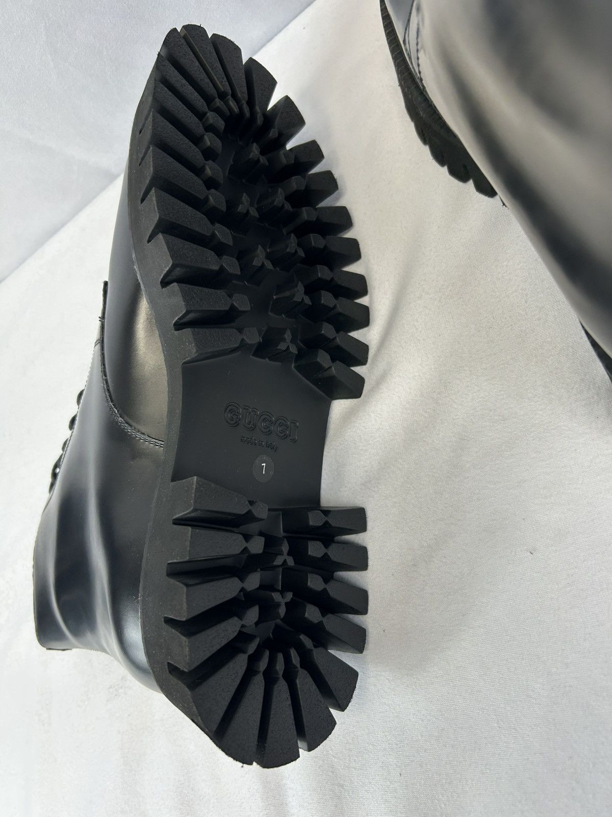 Gucci GUCCI Novo Lug-Sole Combat Boots Size US 7 / EU 40 - 9 Thumbnail