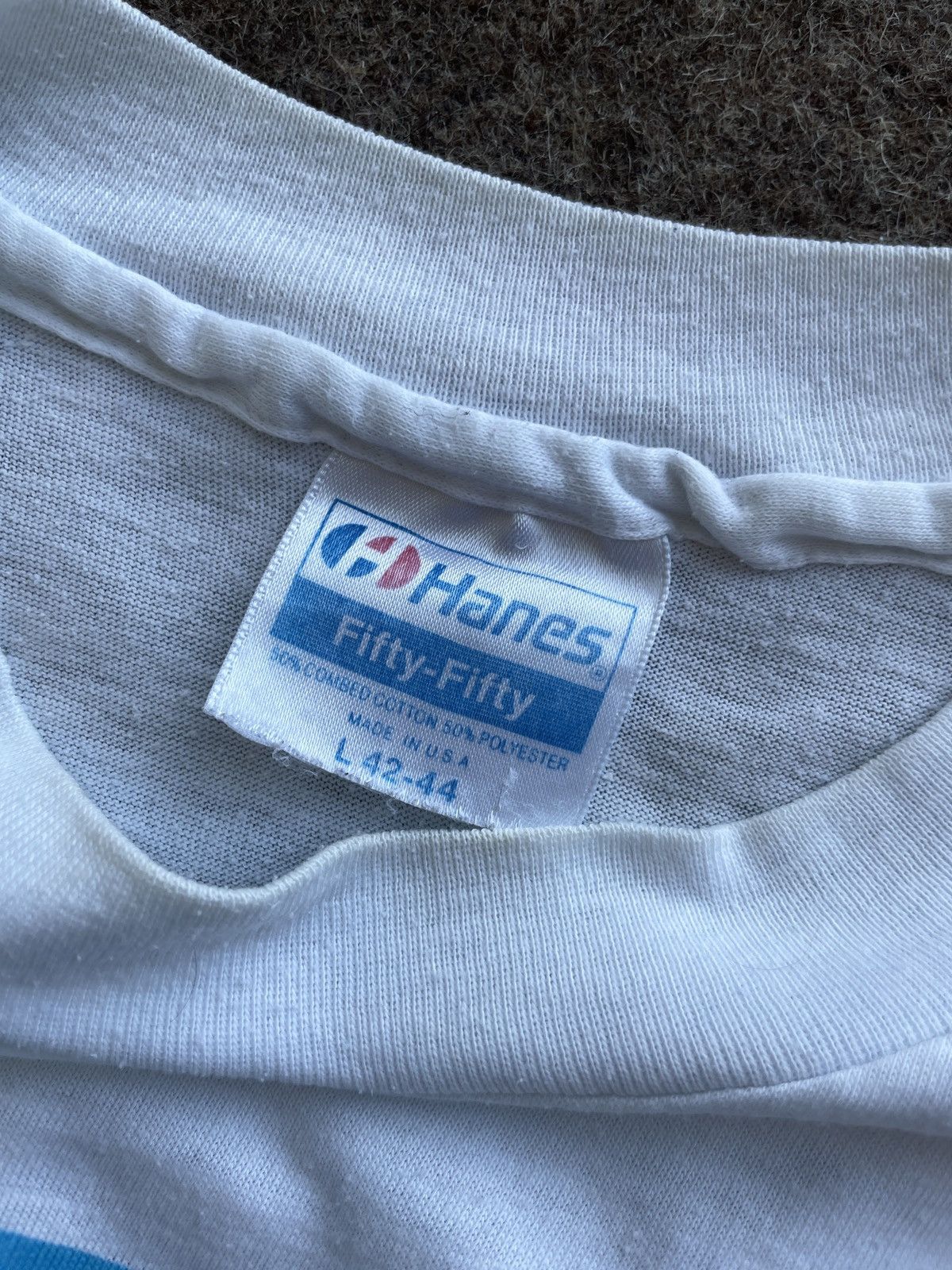 Hanes Hanes Vintage 1988 Single Stitch New York T-Shirt Size US M / EU 48-50 / 2 - 8 Thumbnail