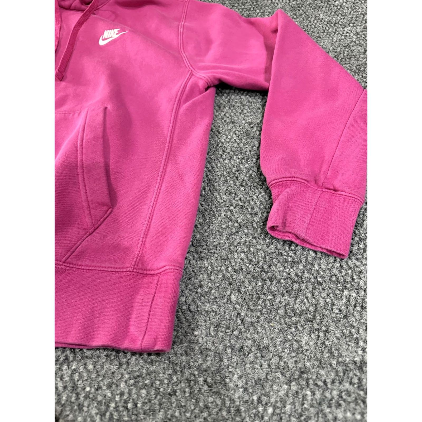 Nike Nike Hoodie Mens S Pink Pullover Fleece Sweatshirt Kangaroo Pocket Swoosh Size US S / EU 44-46 / 1 - 4 Thumbnail