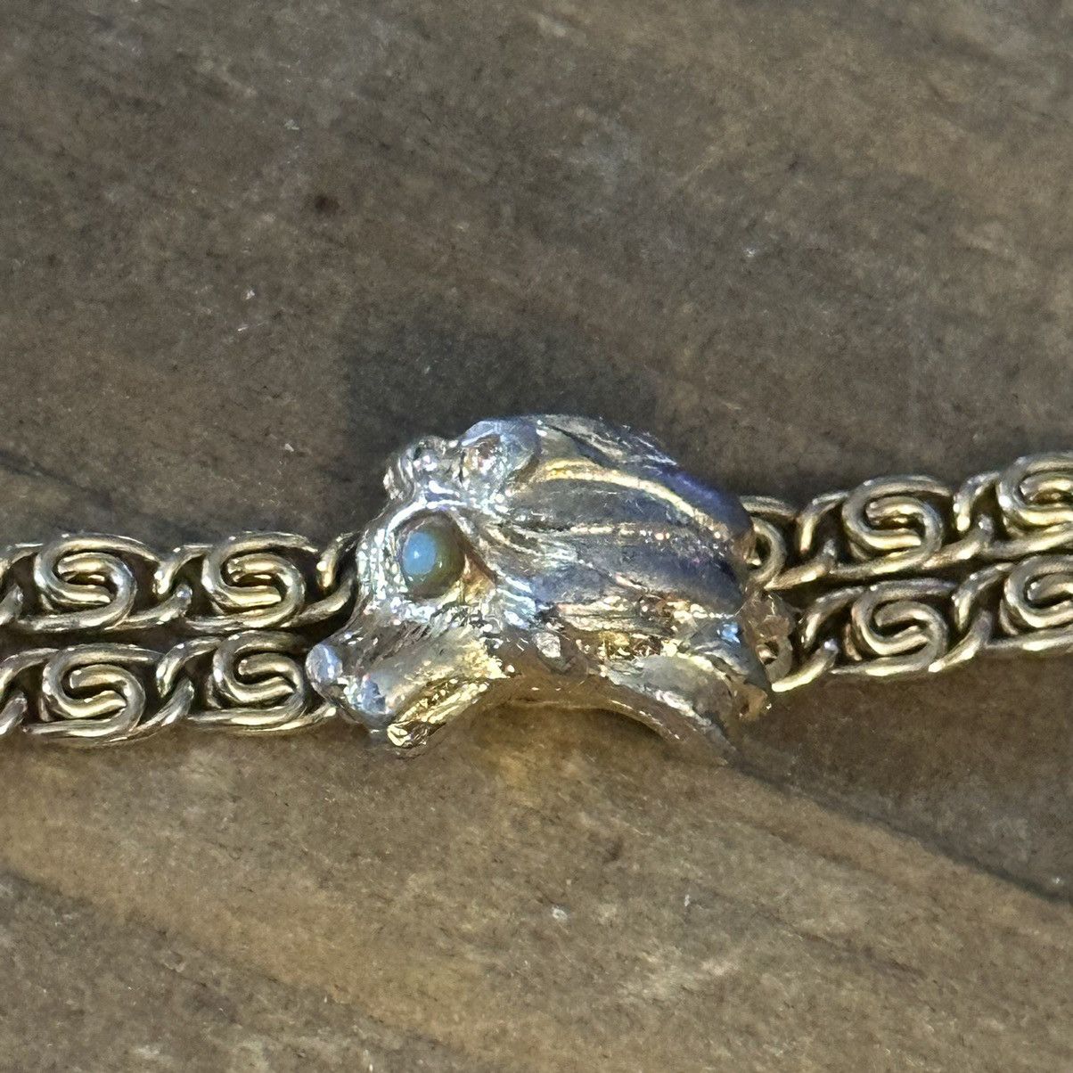 Vintage Vintage double scroll link charm bracelet Size ONE SIZE - 5 Thumbnail