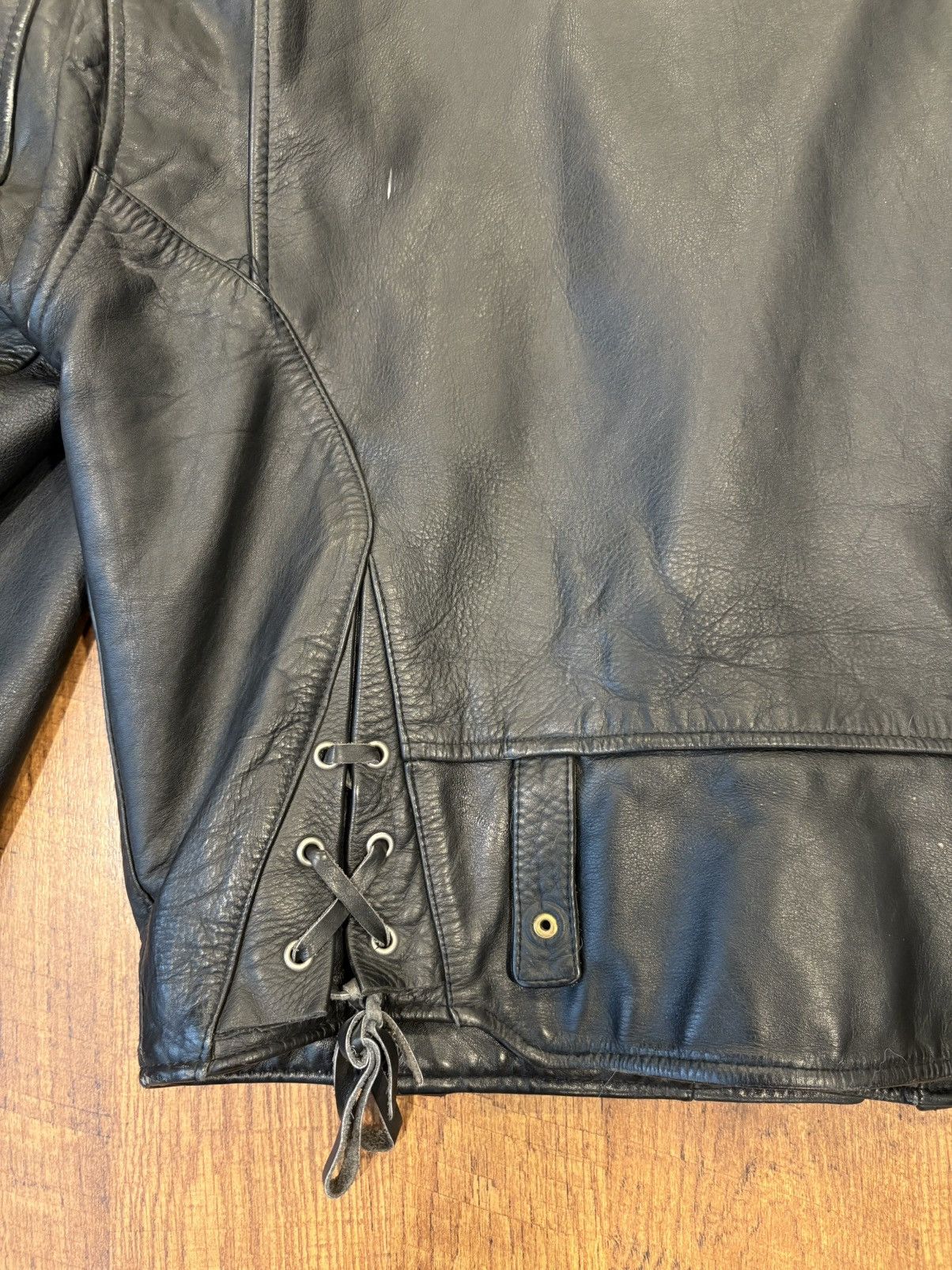 Avirex Vintage Avirex Leather Jacket Mens XL Pocket Motorcycle Size US XL / EU 56 / 4 - 10 Thumbnail