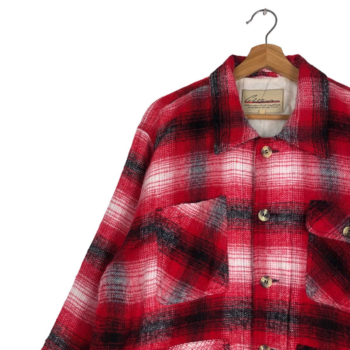 Flannel 🔥Vtg Flannel Shirt Jacket Tartan Design Japan Issey Miyake Size US M / EU 48-50 / 2 - 7 Thumbnail