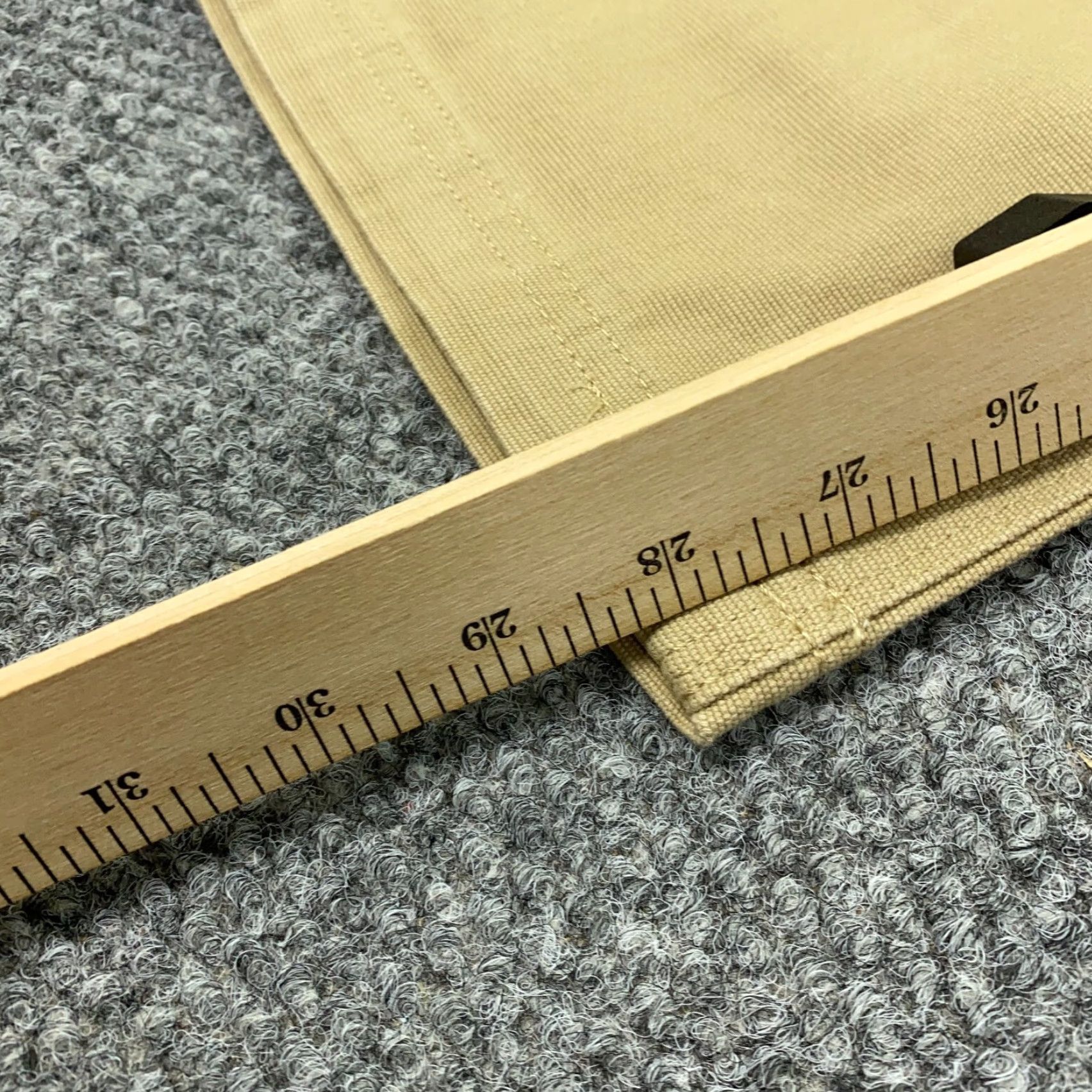 Vintage VINTAGE CAT Caterpillar Utility Pants Mens 34x29 Tan Canvas Flex Work Cargo NWT - Mens Carpenter Pant 34 Beige Canvas Stretch Pockets 36W 28L Updated" Size US 34 / EU 50 - 4 Thumbnail