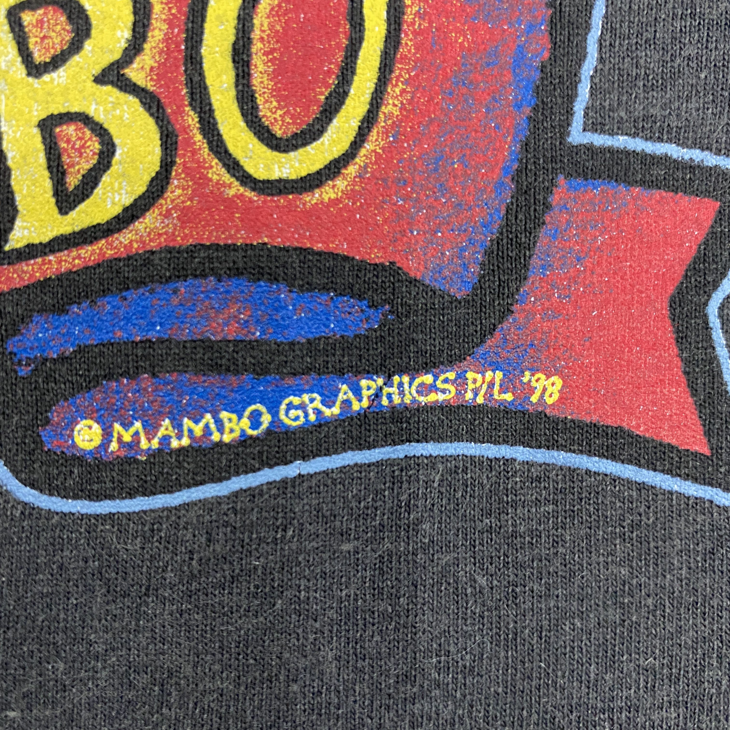 Mambo Vintage 90s SUN FADED MAMBO GRAPHIC PIL TEE Shirt - H078 Size US L / EU 52-54 / 3 - 5 Thumbnail