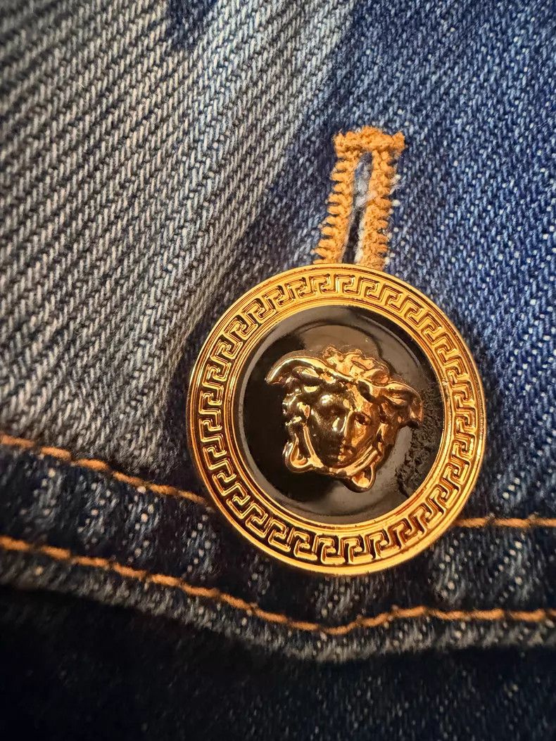 Versace Versace Denim jacket top Size US M / EU 48-50 / 2 - 2 Thumbnail