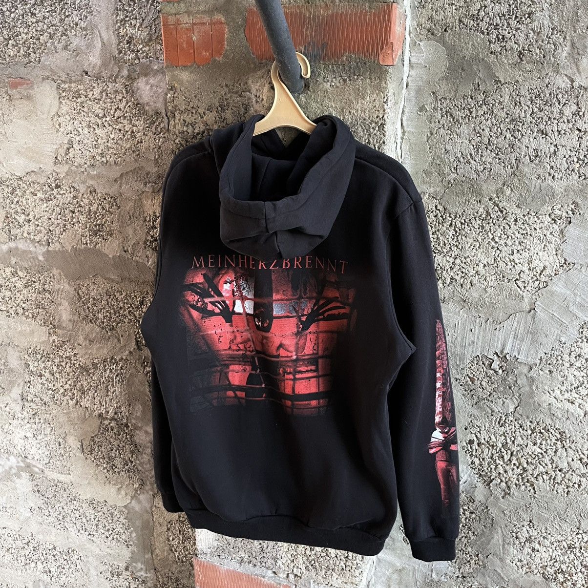Band Tees Metal Rammstein Meinherzbrennt XL Hoodie Size US XL / EU 56 / 4 - 9 Thumbnail
