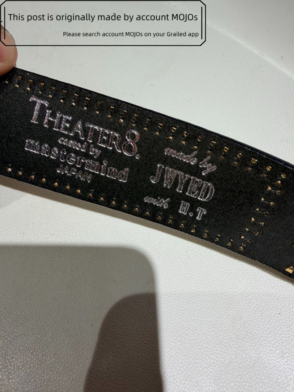 Mastermind Japan × The Rolling Stones Mastermind Japan x Rolling Stone x THEATER8 Rock & Roll Belt Size ONE SIZE - 4 Thumbnail