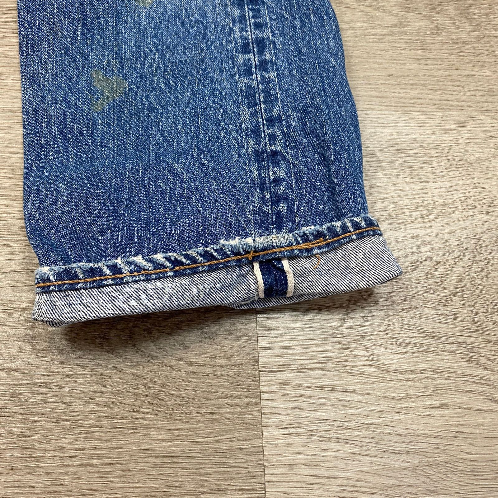 Levi's × Vintage VTG 70s Levi's 505 Redline Selvedge Talon 42 Jeans 22x26 Size 22" - 5 Thumbnail