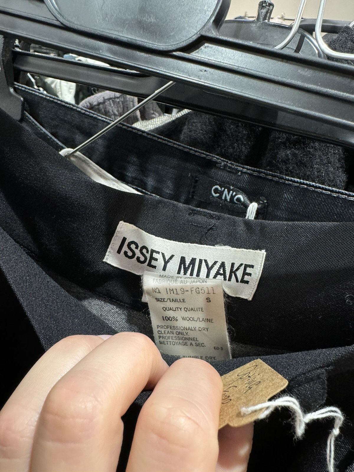 Issey miyake schoolgirl skirt